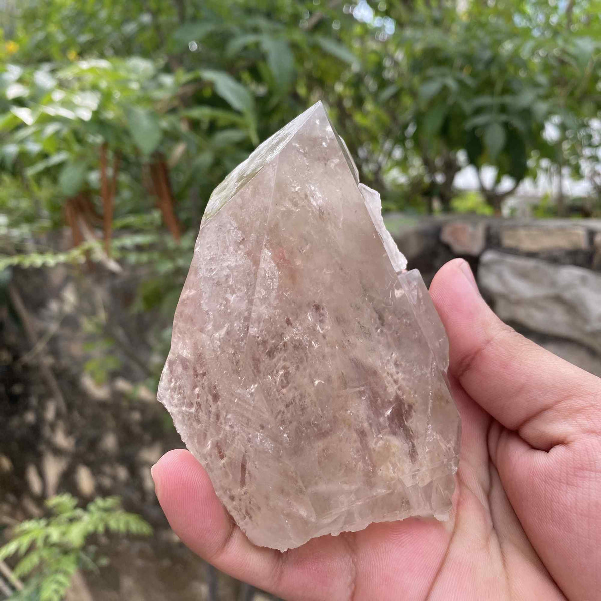 Natural Himalayan Smoky Quartz Point 370g Raw Mineral Specimen