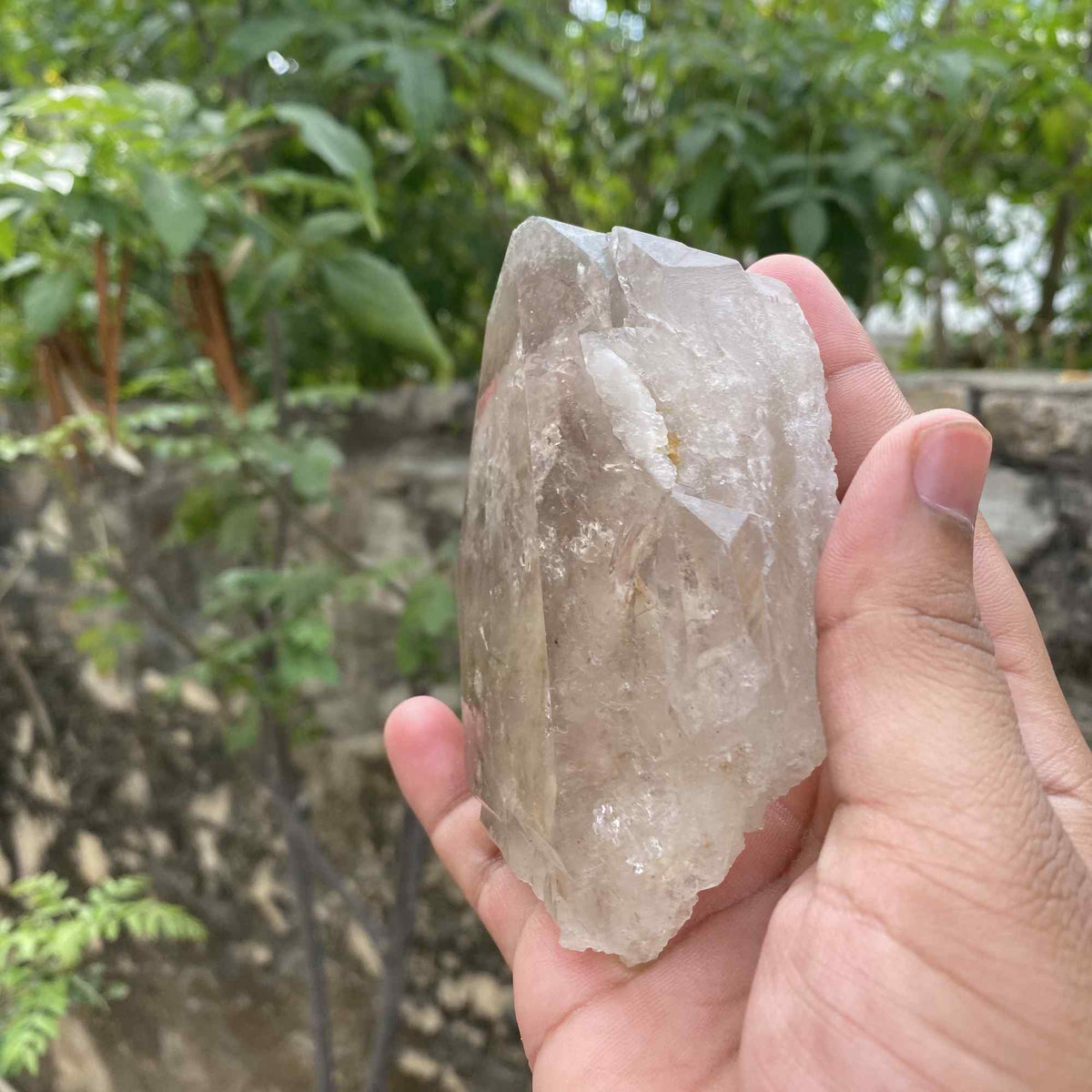 Natural Himalayan Smoky Quartz Point 370g Raw Mineral Specimen
