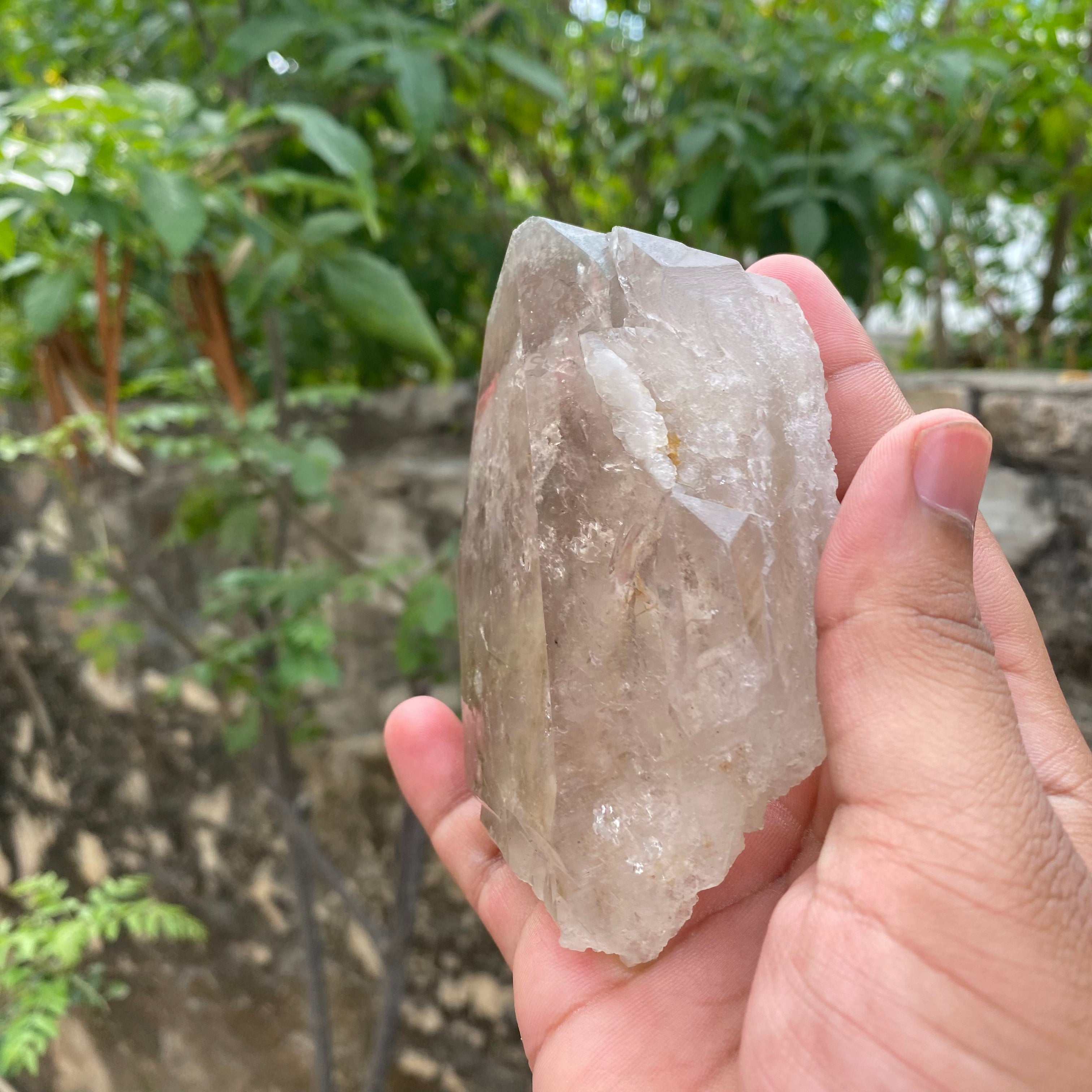 Smoky Quartz Crystal Cluster 370g Natural Himalayan Raw Healing Stone Mineral Specimen Home Décor