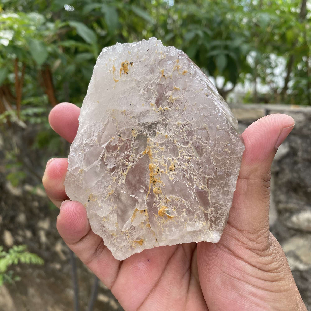 Natural Himalayan Smoky Quartz Point 370g Raw Mineral Specimen