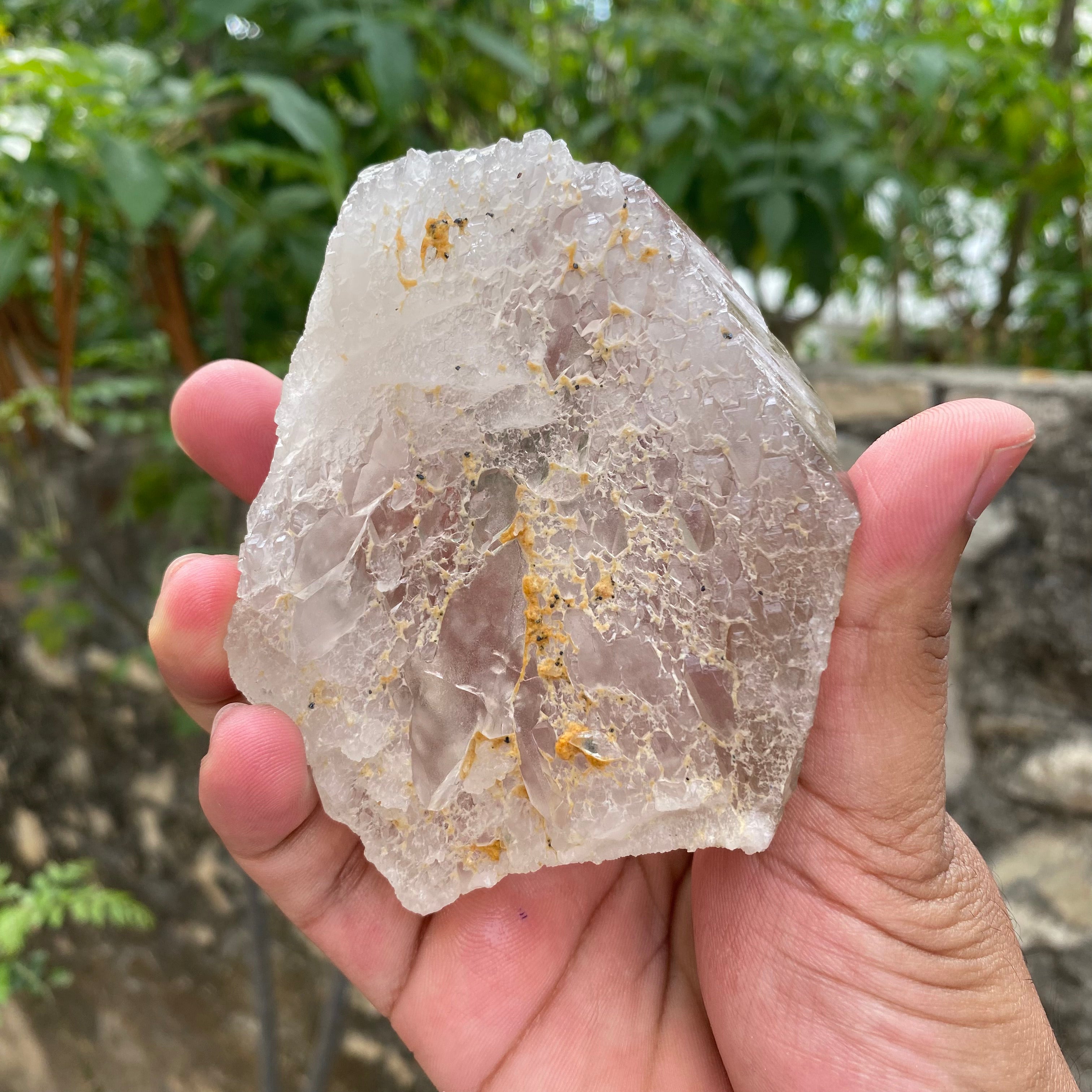 Smoky Quartz Crystal Cluster 370g Natural Himalayan Raw Healing Stone Mineral Specimen Home Décor