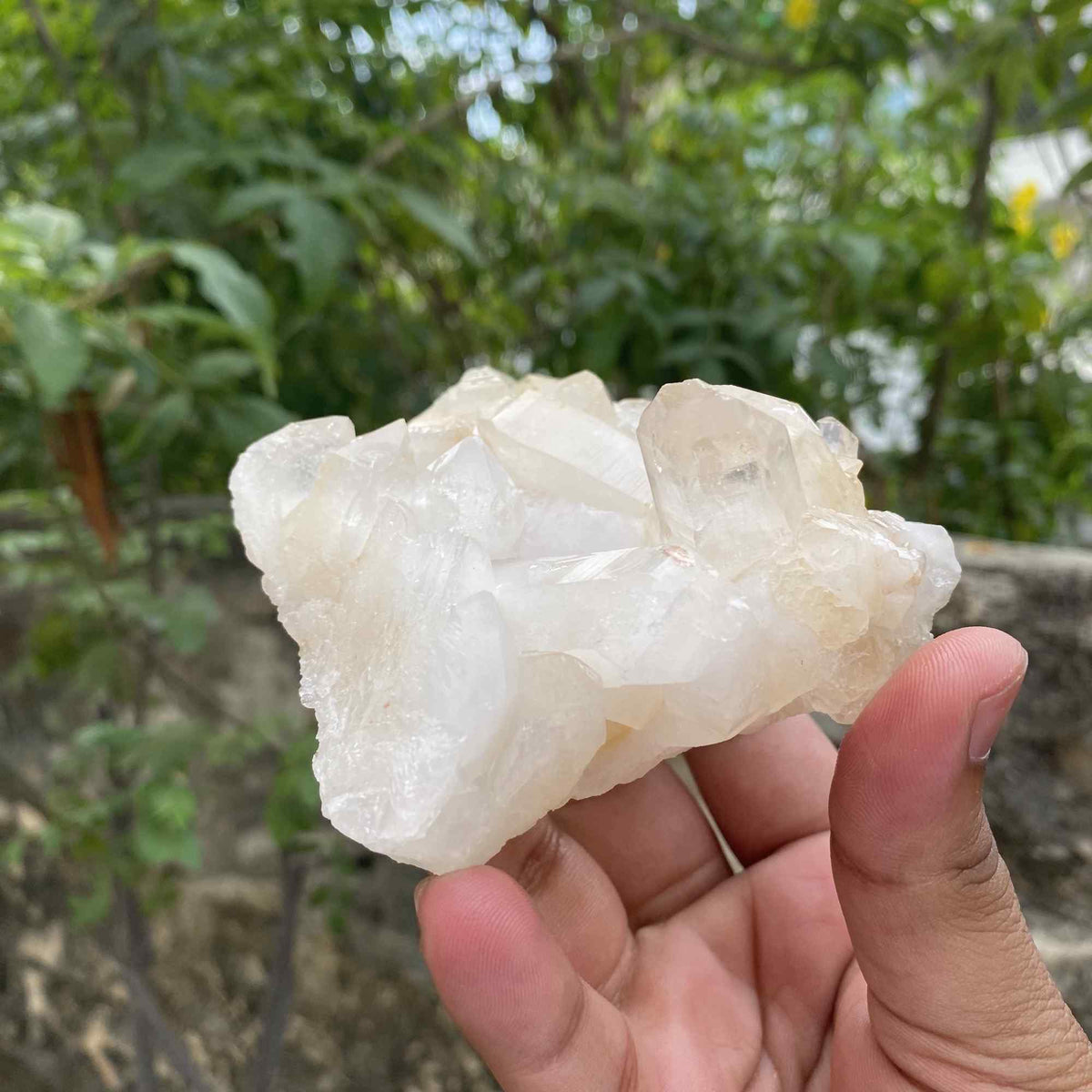 380g Himalayan White Quartz Natural Cluster Raw Collector Specimen