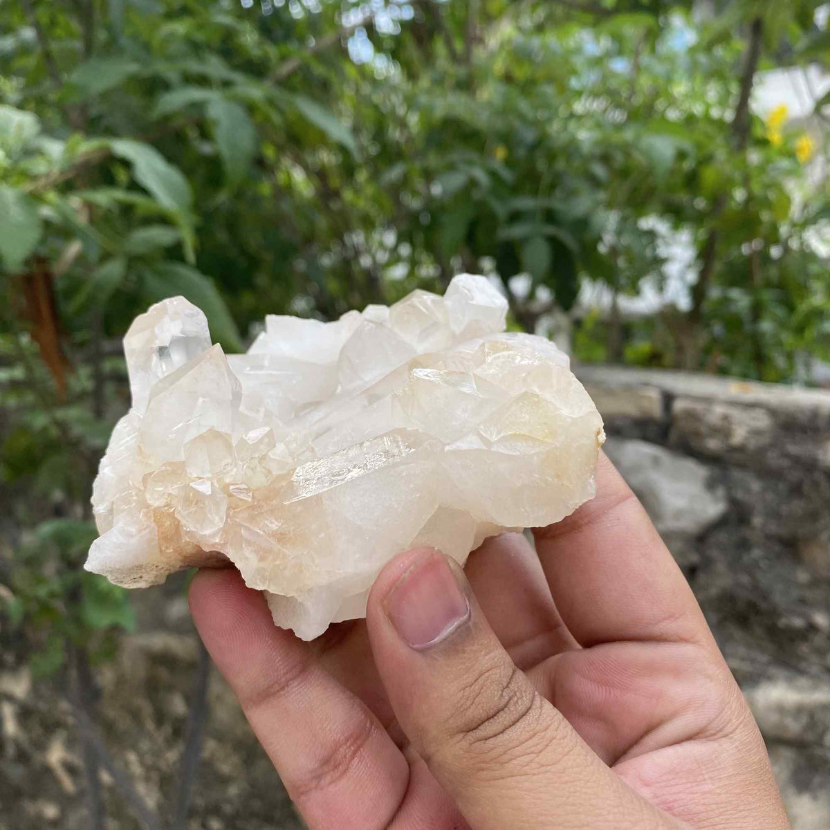 380g Himalayan White Quartz Natural Cluster Raw Collector Specimen