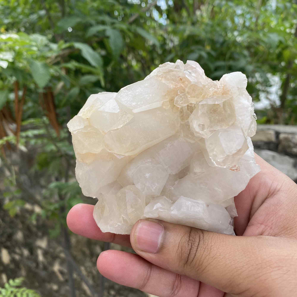 380g Himalayan White Quartz Natural Cluster Raw Collector Specimen