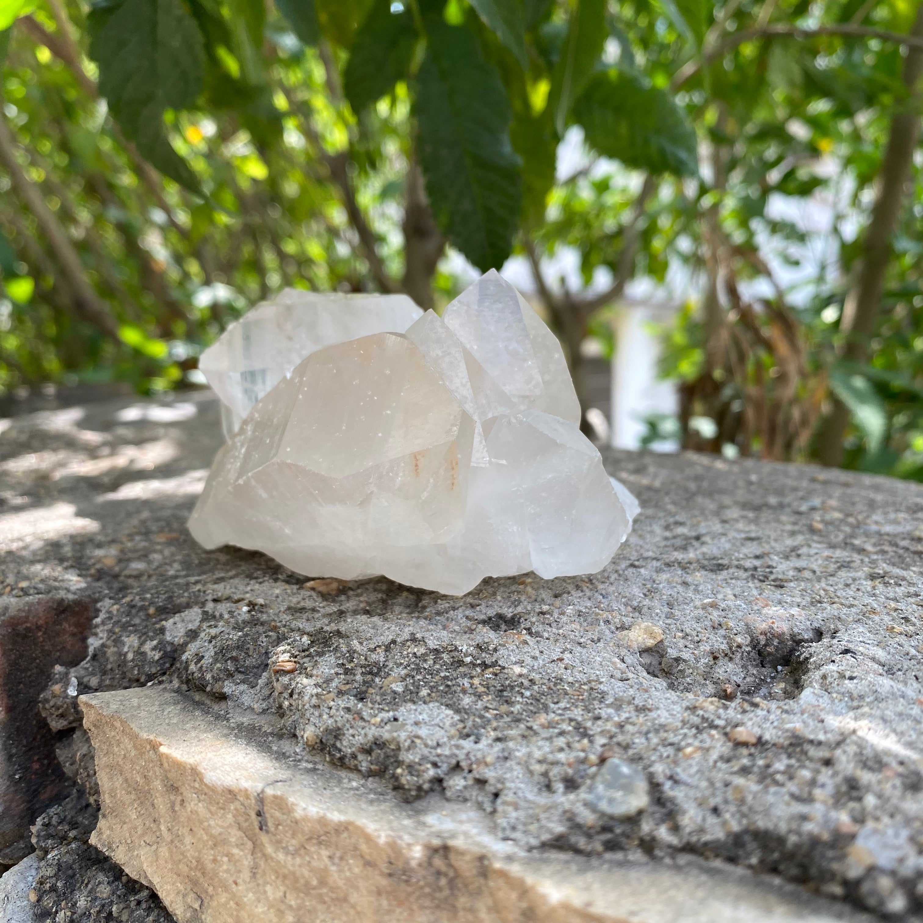 White Quartz Crystal Cluster Energy Gift Himalayan Healing Display Piece