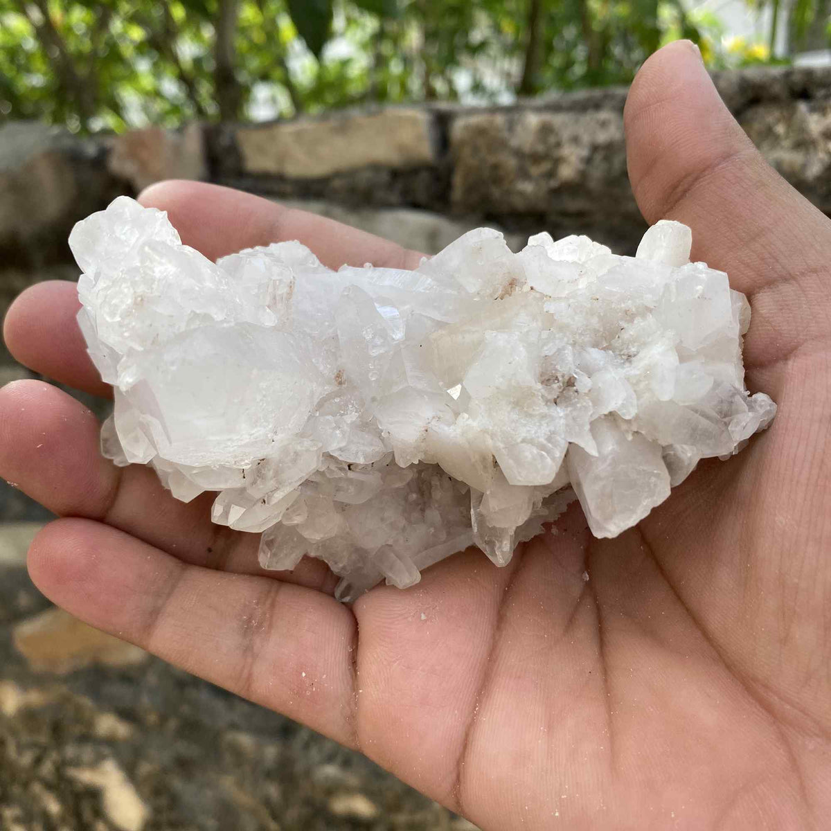 200g Himalayan White Quartz Natural Cluster Raw Display Specimen