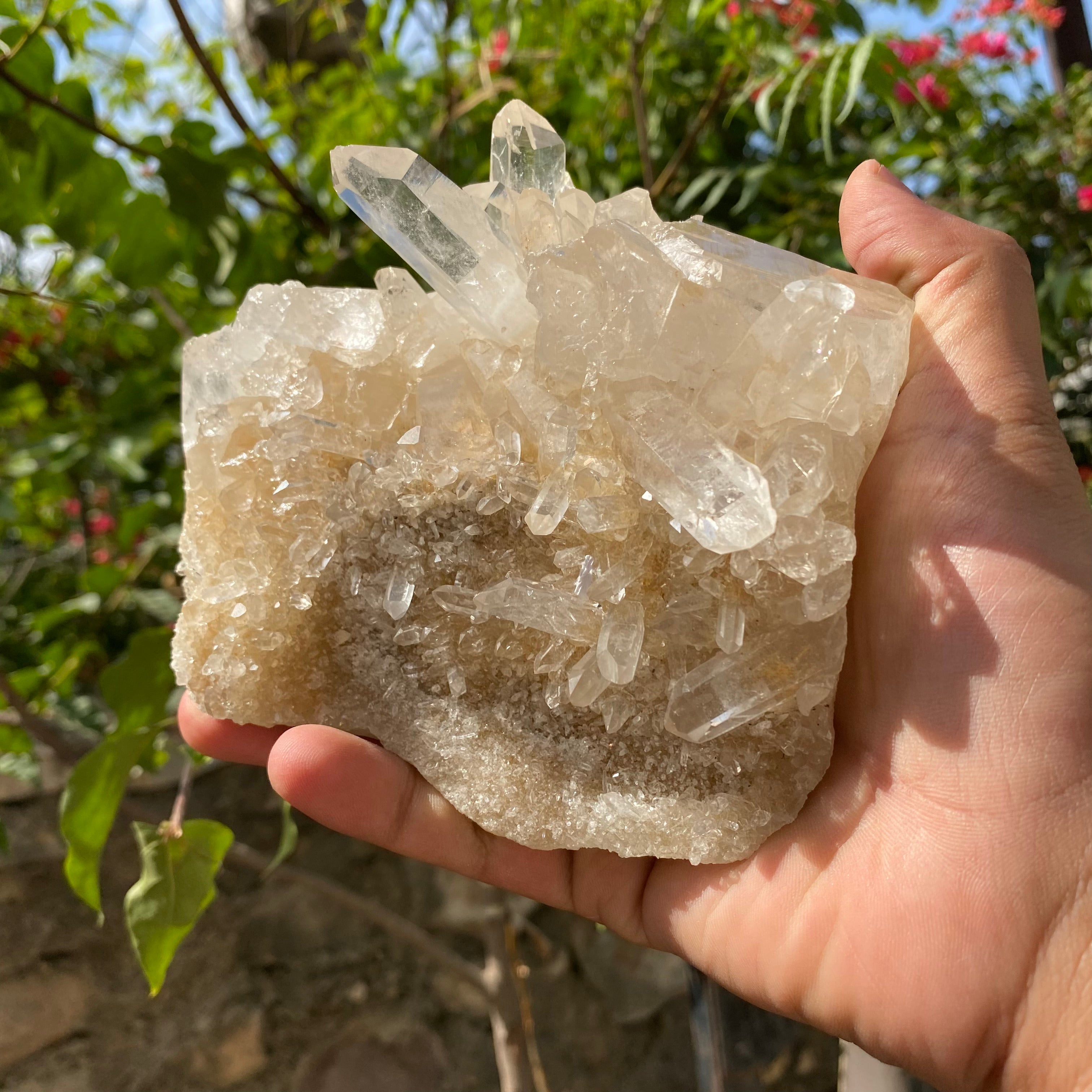 Large Yellow Quartz Crystal Cluster 1015g Natural Himalayan Raw Mineral Specimen Healing Stone Statement Décor