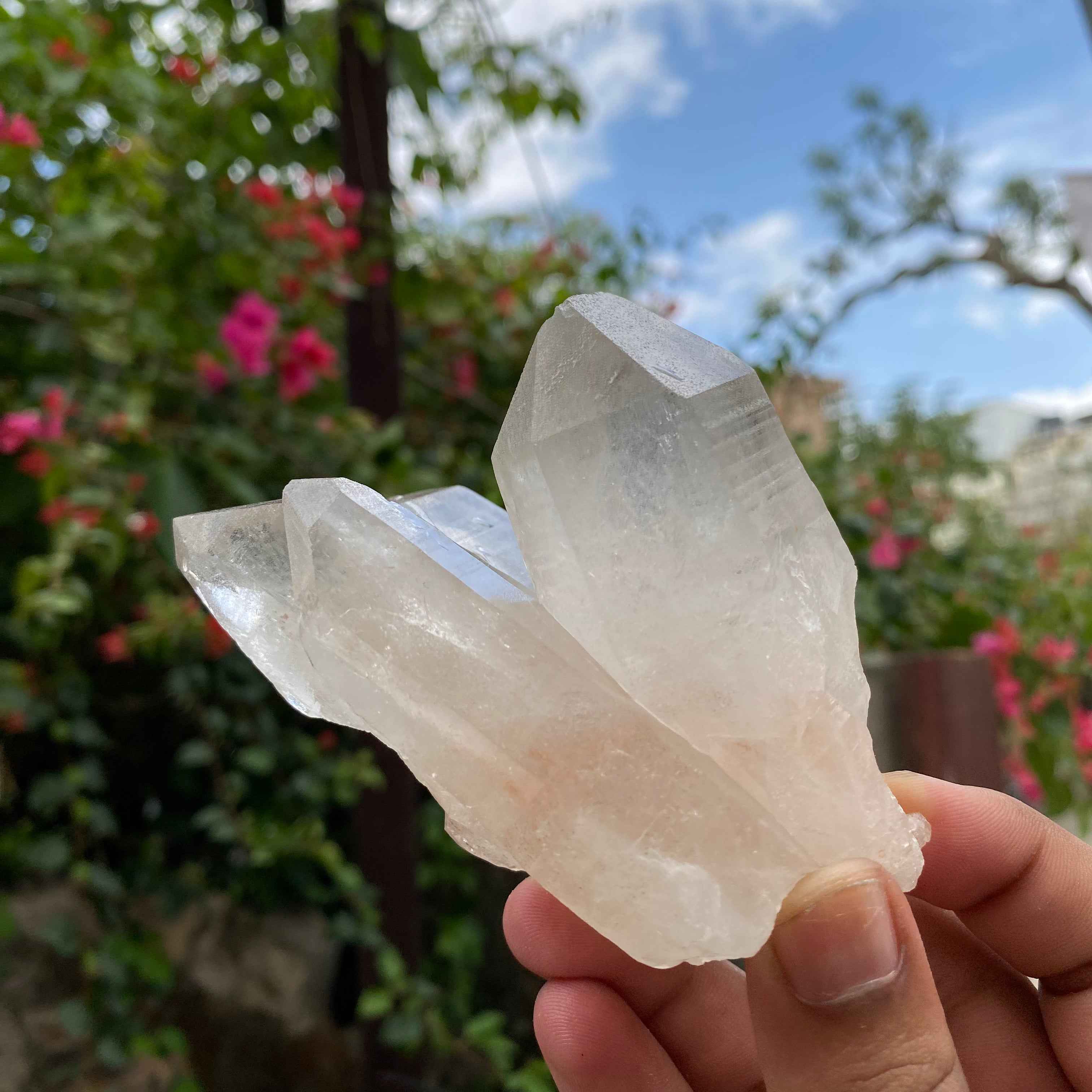 White Quartz Cluster Raw Quartz Mineral Cleansing Energy Crystal Meditation