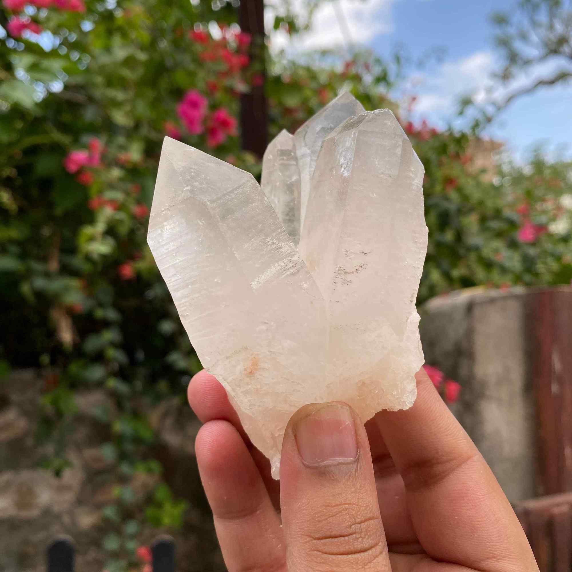 White Quartz Cluster Raw Quartz Mineral Cleansing Energy Crystal Meditation