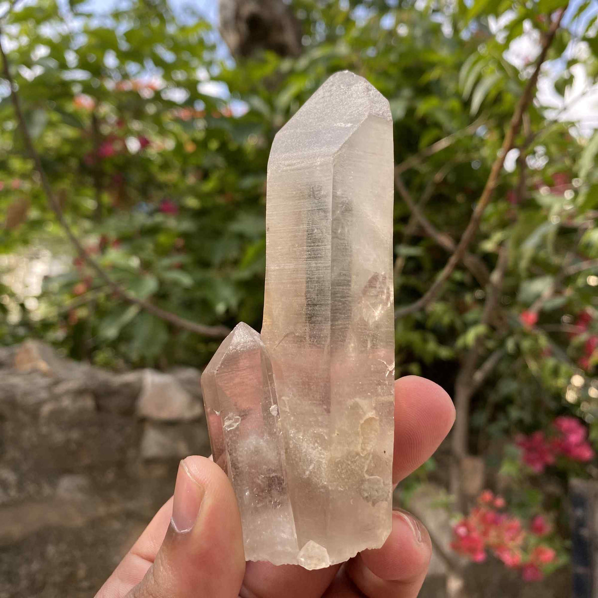 171g Twin Point Himalayan Smoky Quartz Natural Cluster Collector Specimen