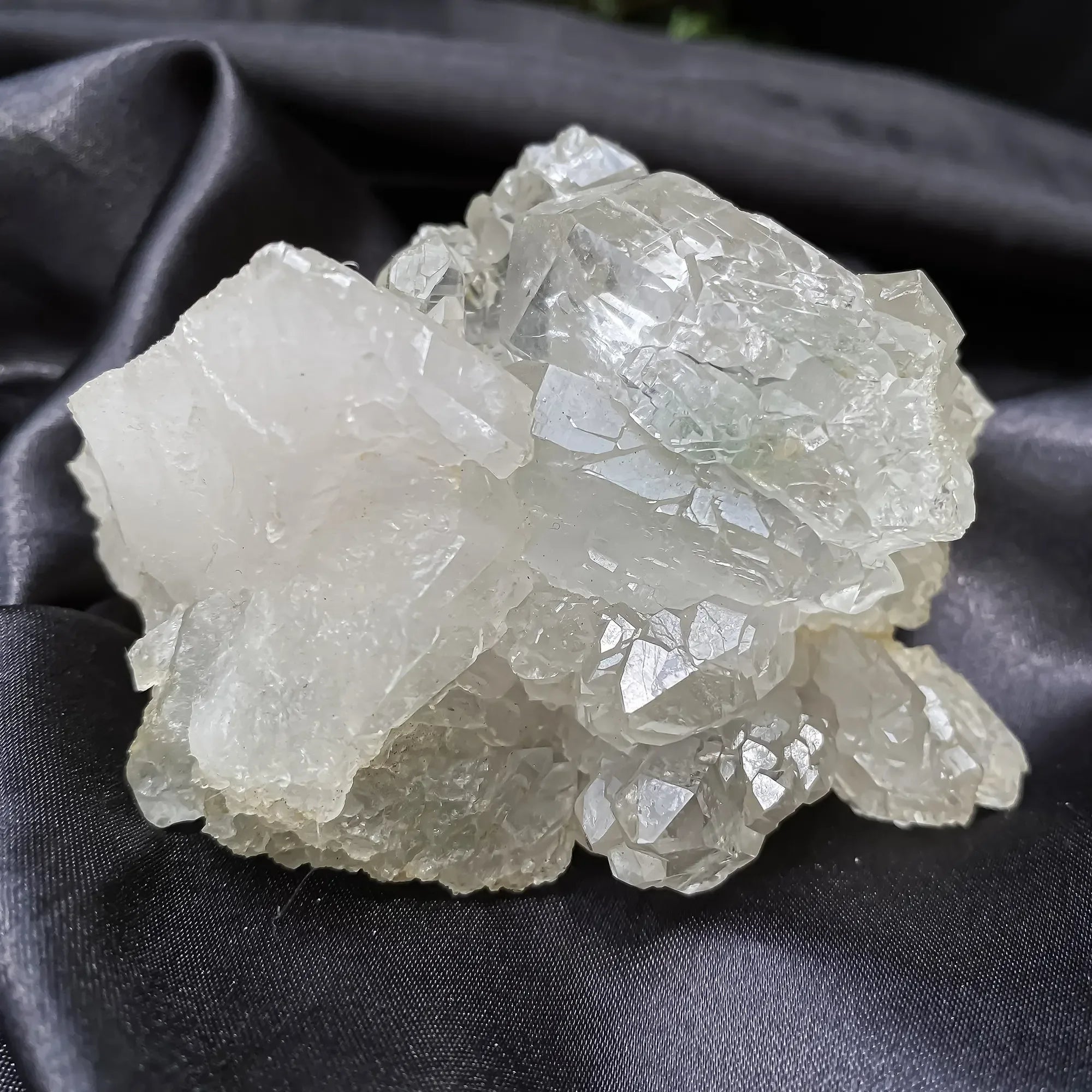 Natural Green Chlorite Quartz Cluster 355g Himalayan Quartz