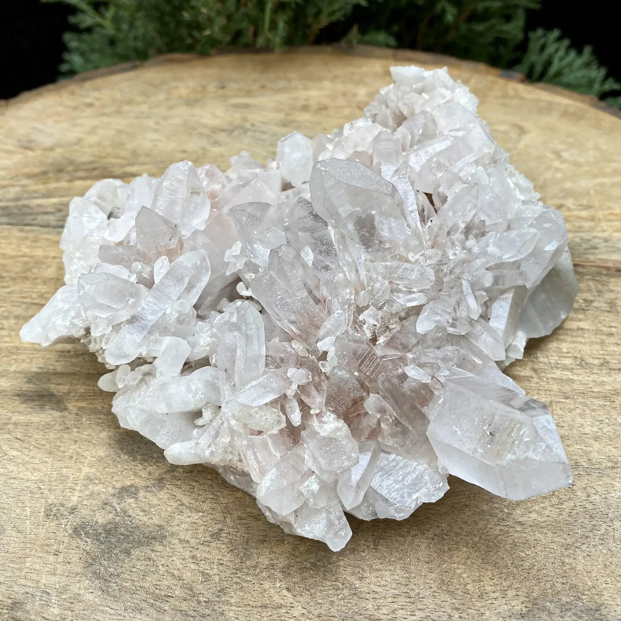 Natural Himalayan Pink Quartz Cluster 450g Himalayan Quartz