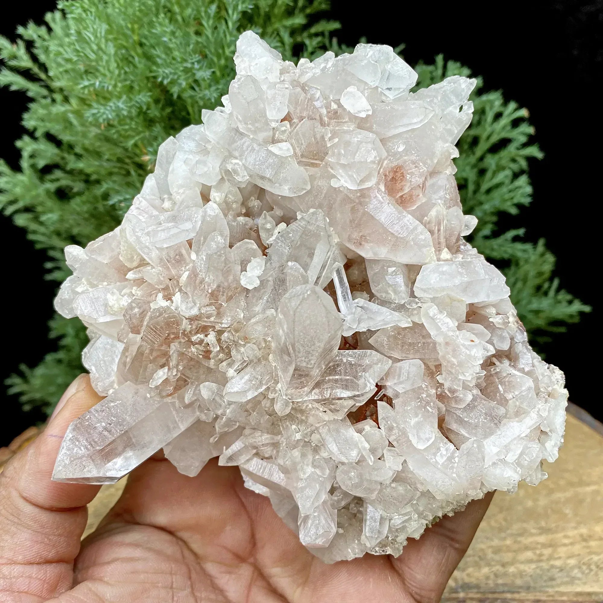 Natural Himalayan Pink Quartz Cluster 450g Himalayan Quartz