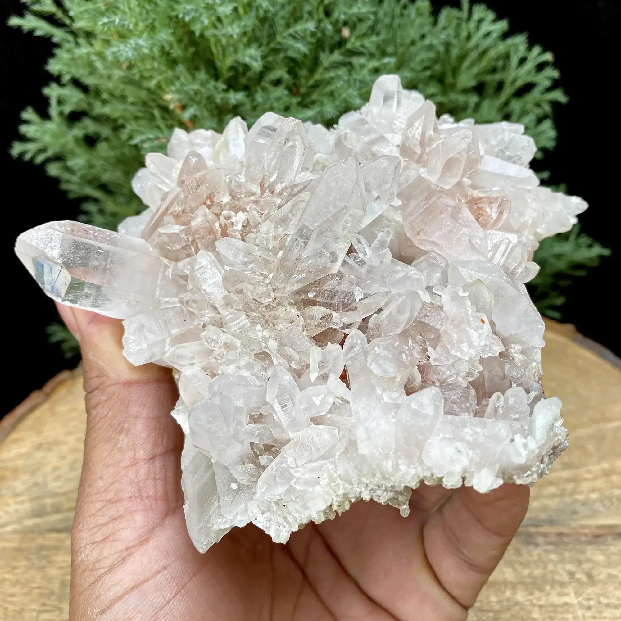 Natural Himalayan Pink Quartz Cluster 450g Himalayan Quartz