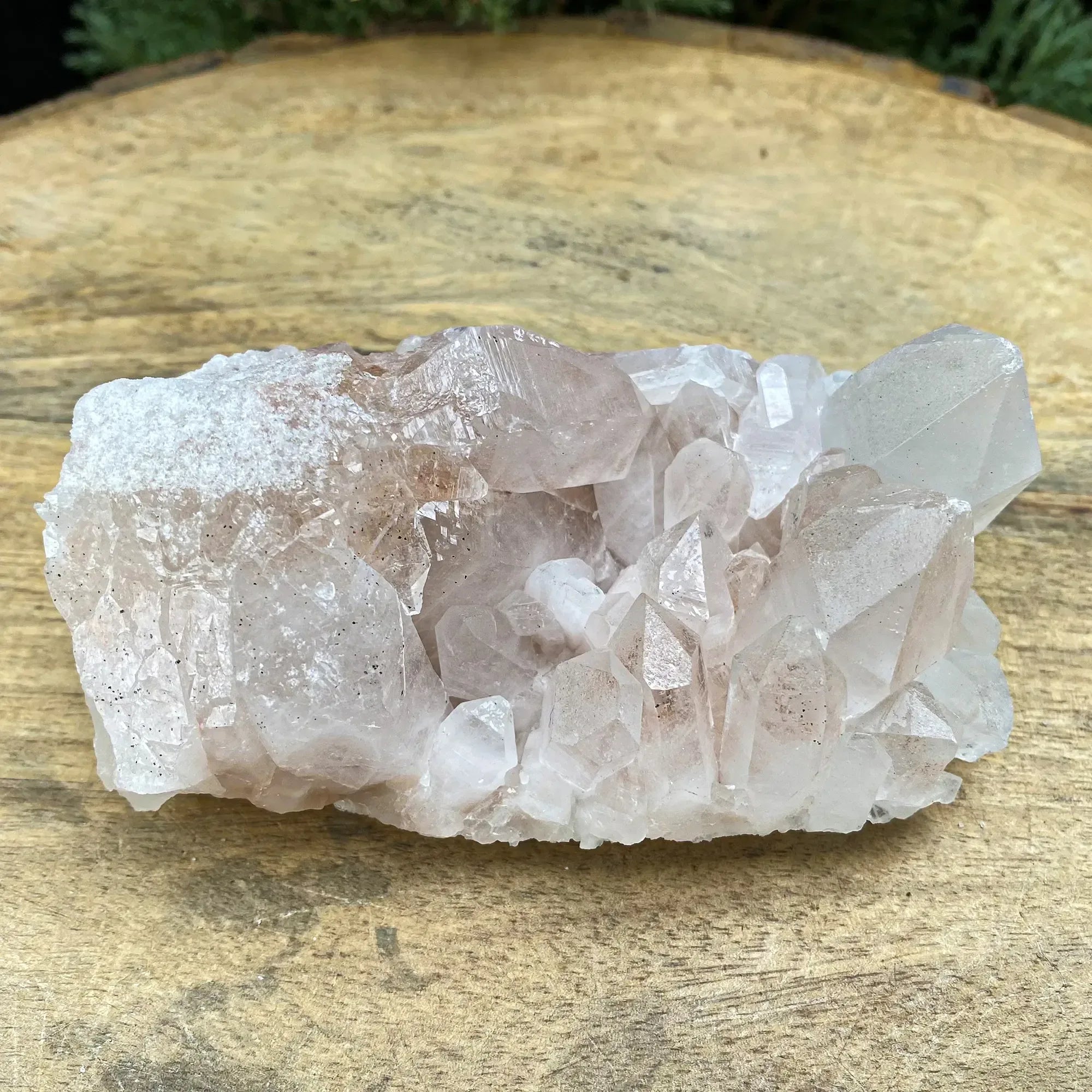 Natural Himalayan Pink Quartz Cluster 355g Himalayan Quartz
