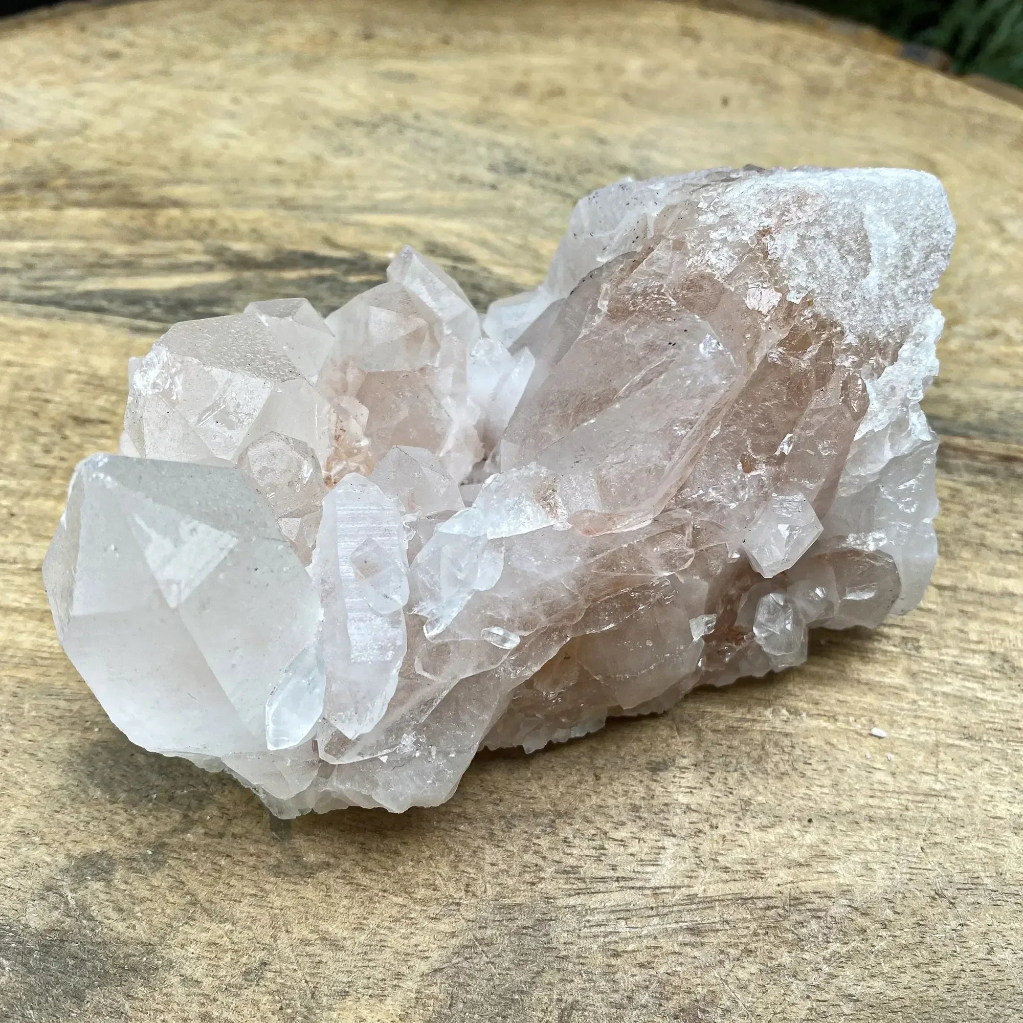 Natural Himalayan Pink Quartz Cluster 355g Himalayan Quartz