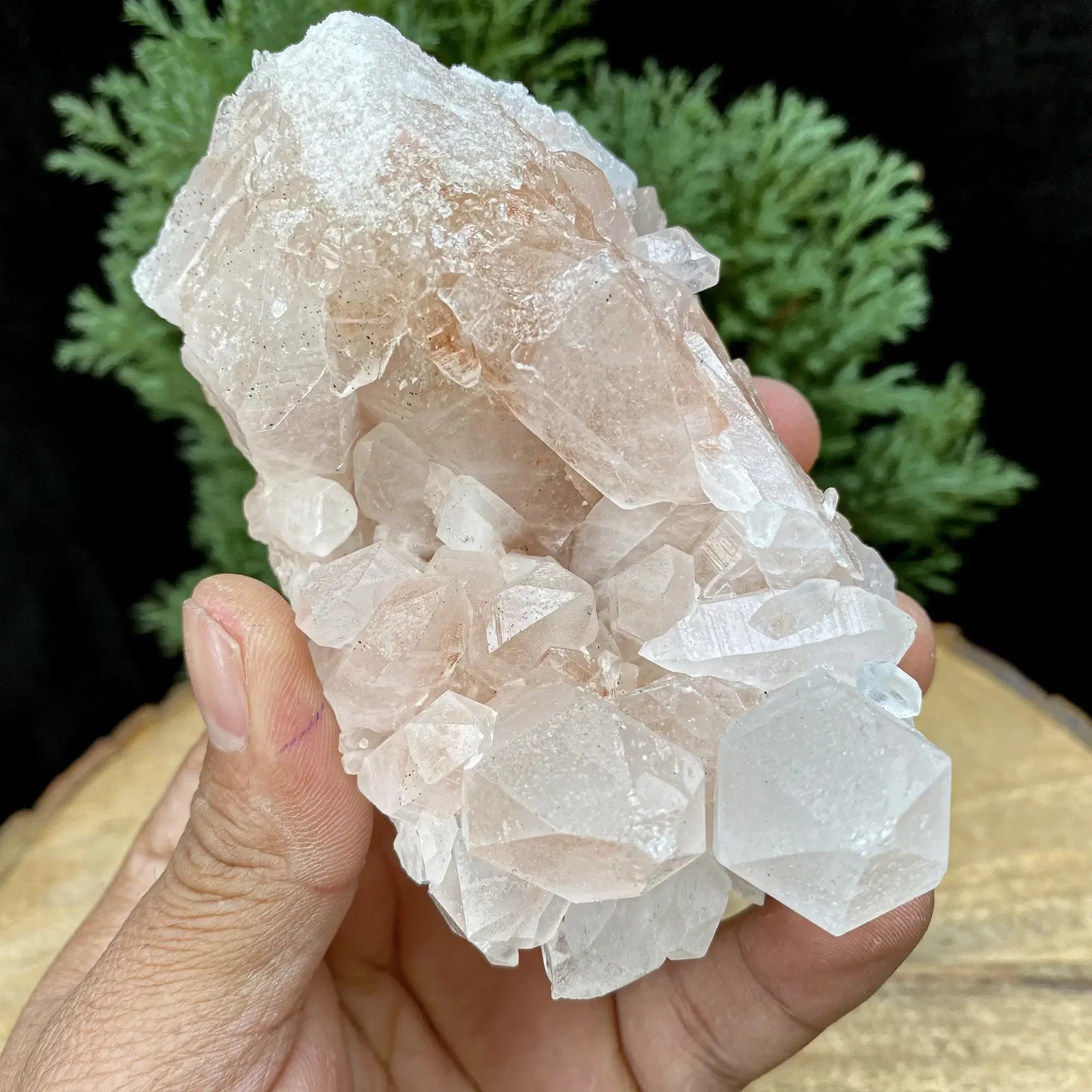 Natural Himalayan Pink Quartz Cluster 355g Himalayan Quartz