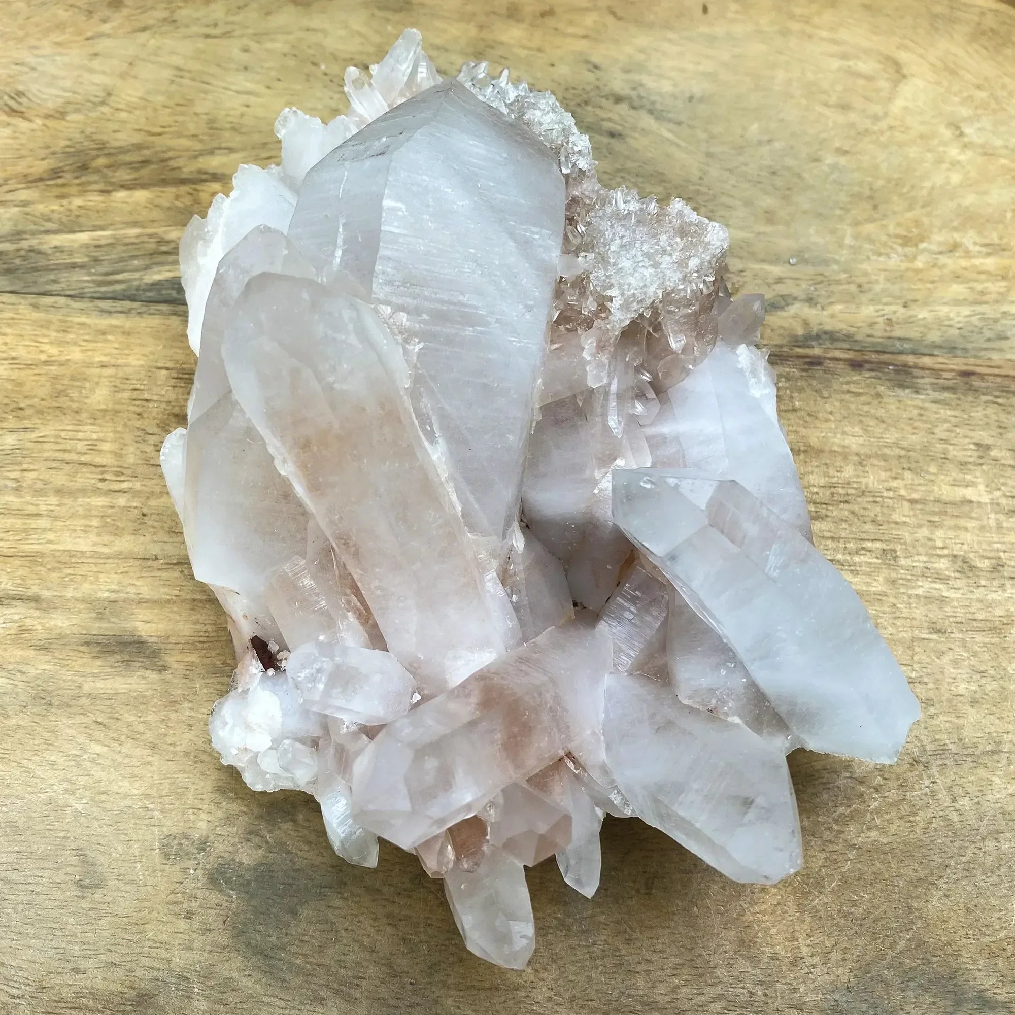 Natural Himalayan Pink Quartz Cluster 500g Himalayan Quartz