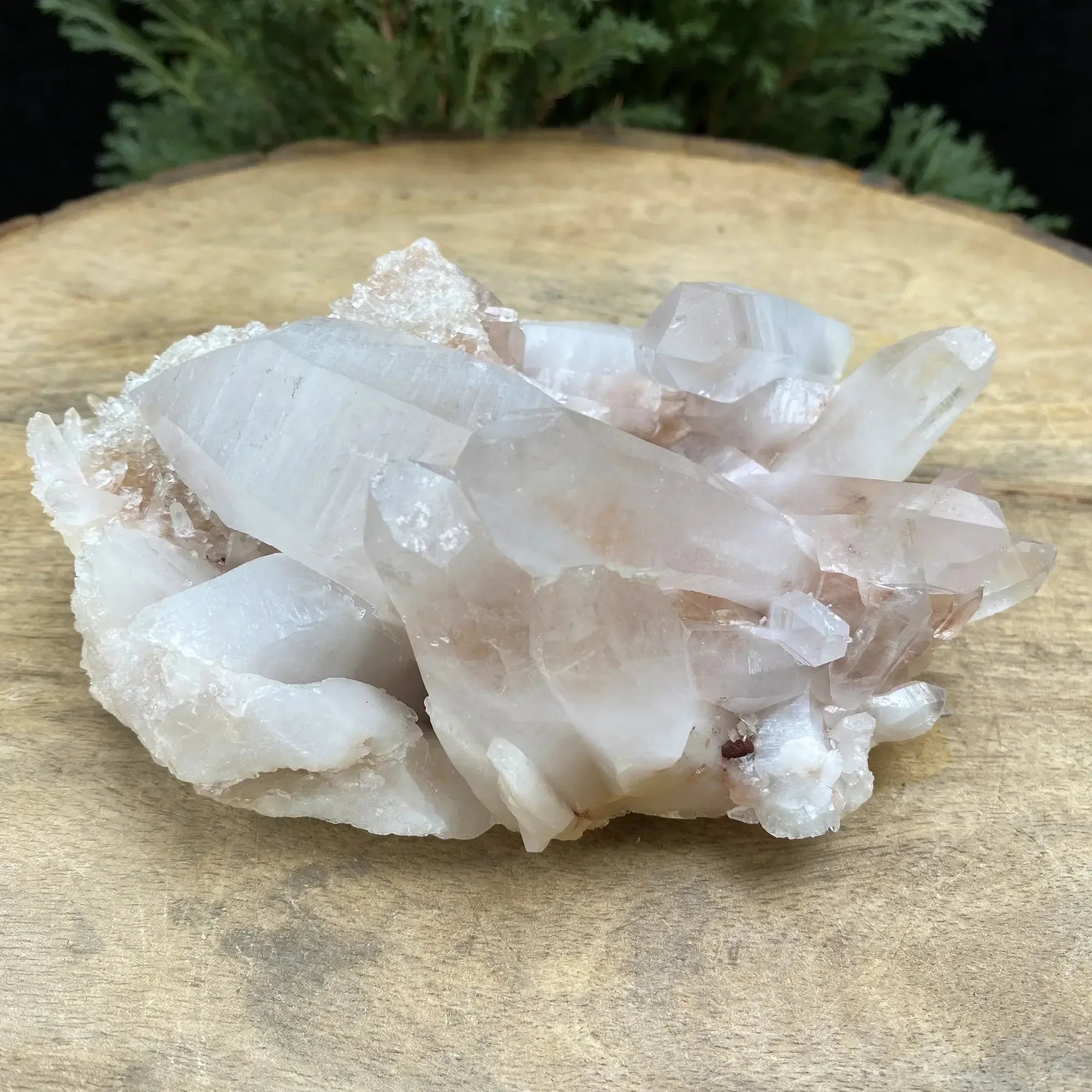 Natural Himalayan Pink Quartz Cluster 500g Himalayan Quartz
