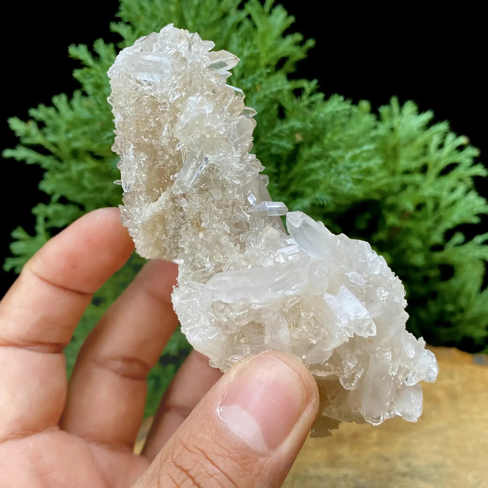 Natural Himalayan White Quartz Cluster 210g Himalayan Quartz