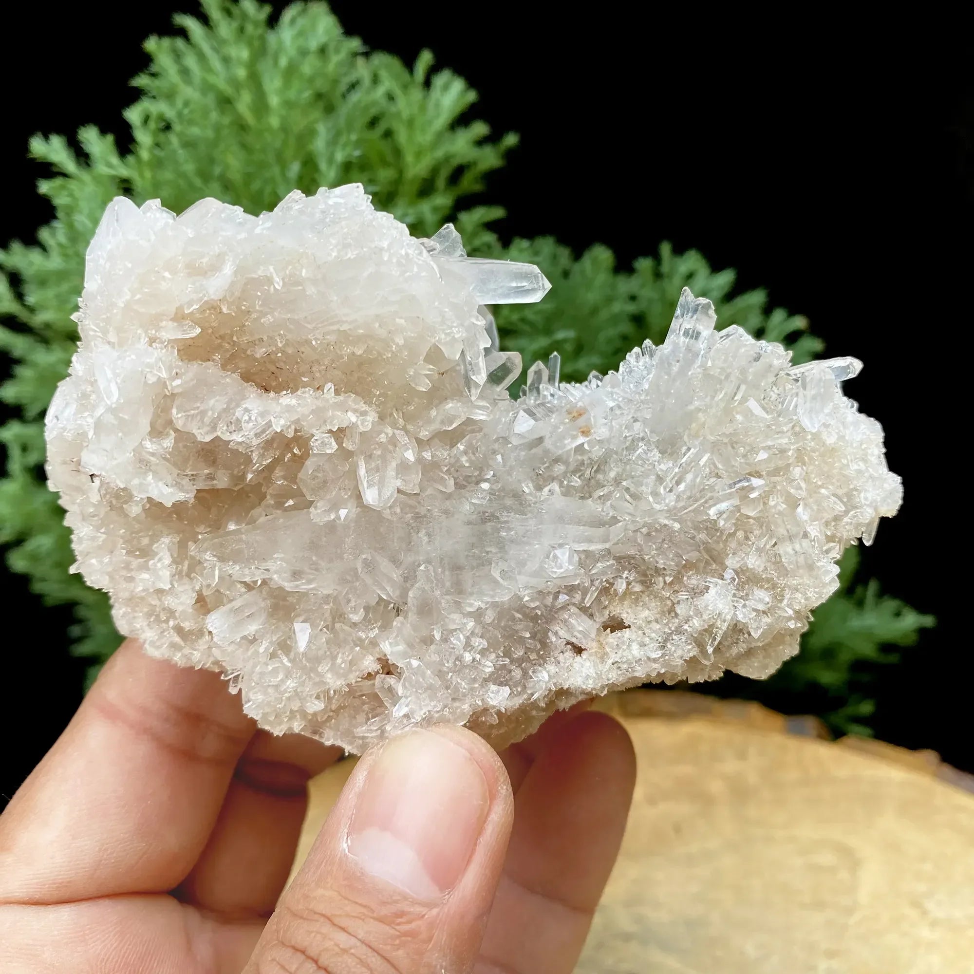 Natural Himalayan White Quartz Cluster 210g Himalayan Quartz