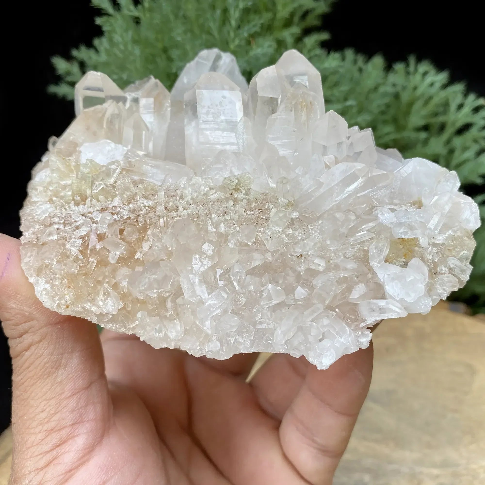 Natural Himalayan White & Yellow Quartz Cluster 405g Himalayan Quartz