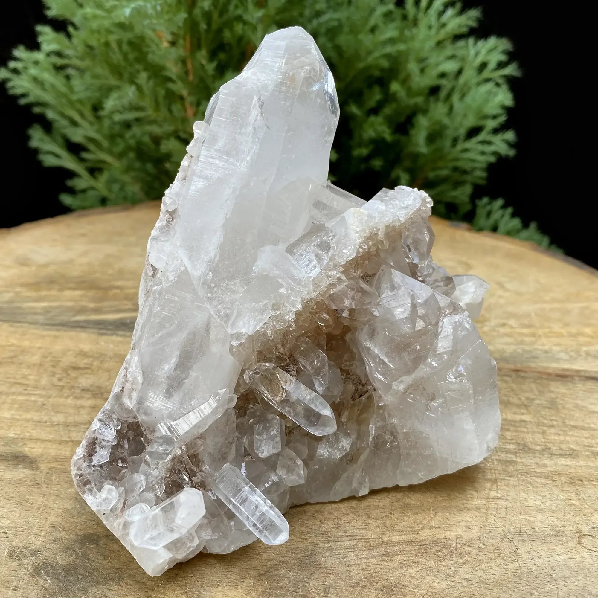 Natural Himalayan White & Pink Quartz Cluster 520g Himalayan Quartz