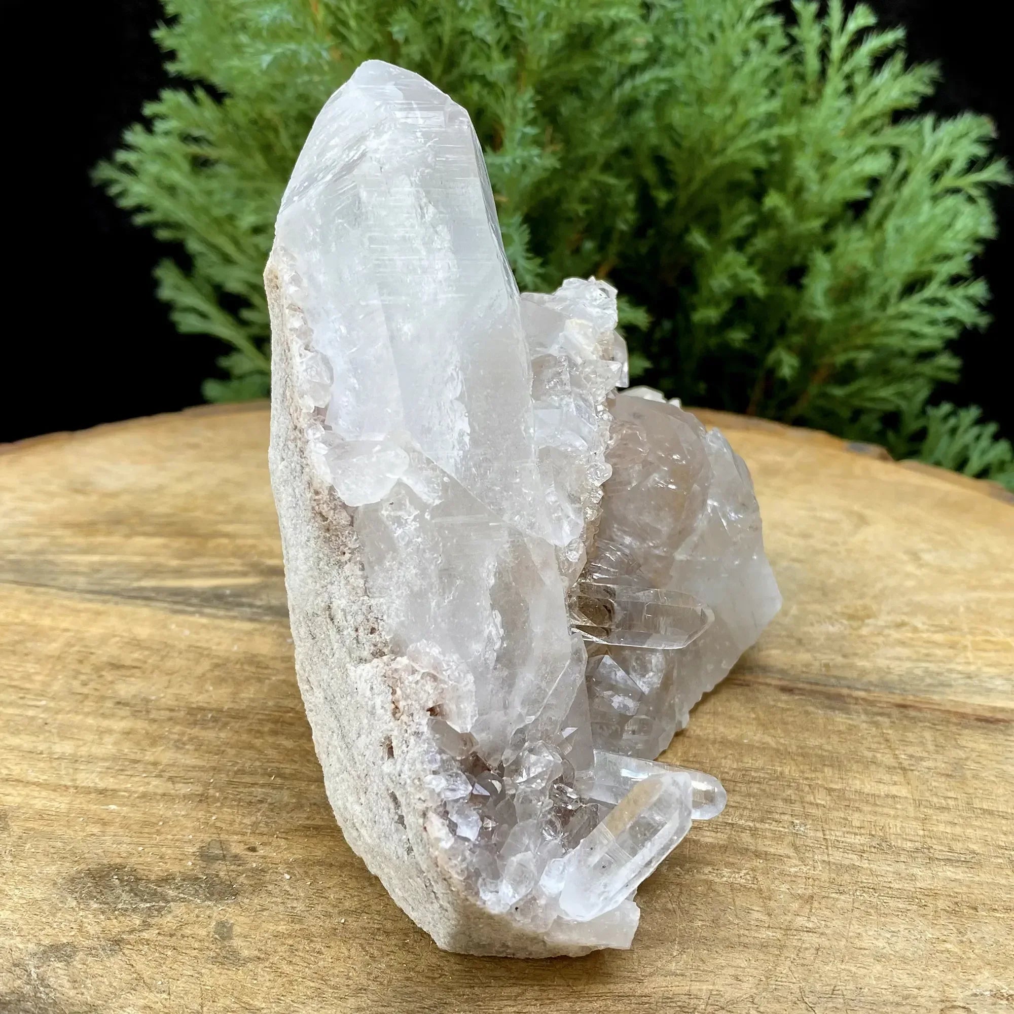 Natural Himalayan White & Pink Quartz Cluster 520g Himalayan Quartz