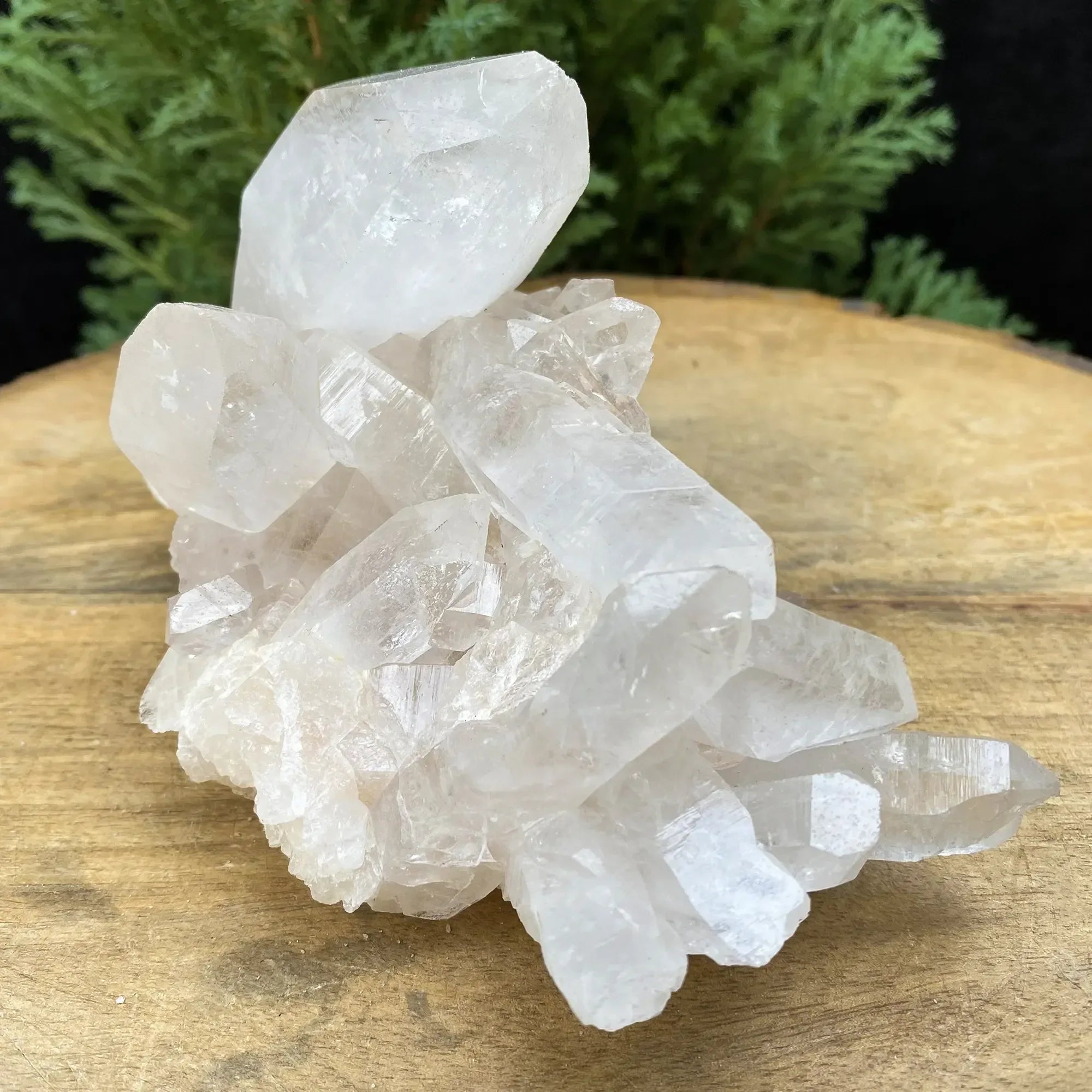 Natural Himalayan White Quartz Cluster 555g Himalayan Quartz