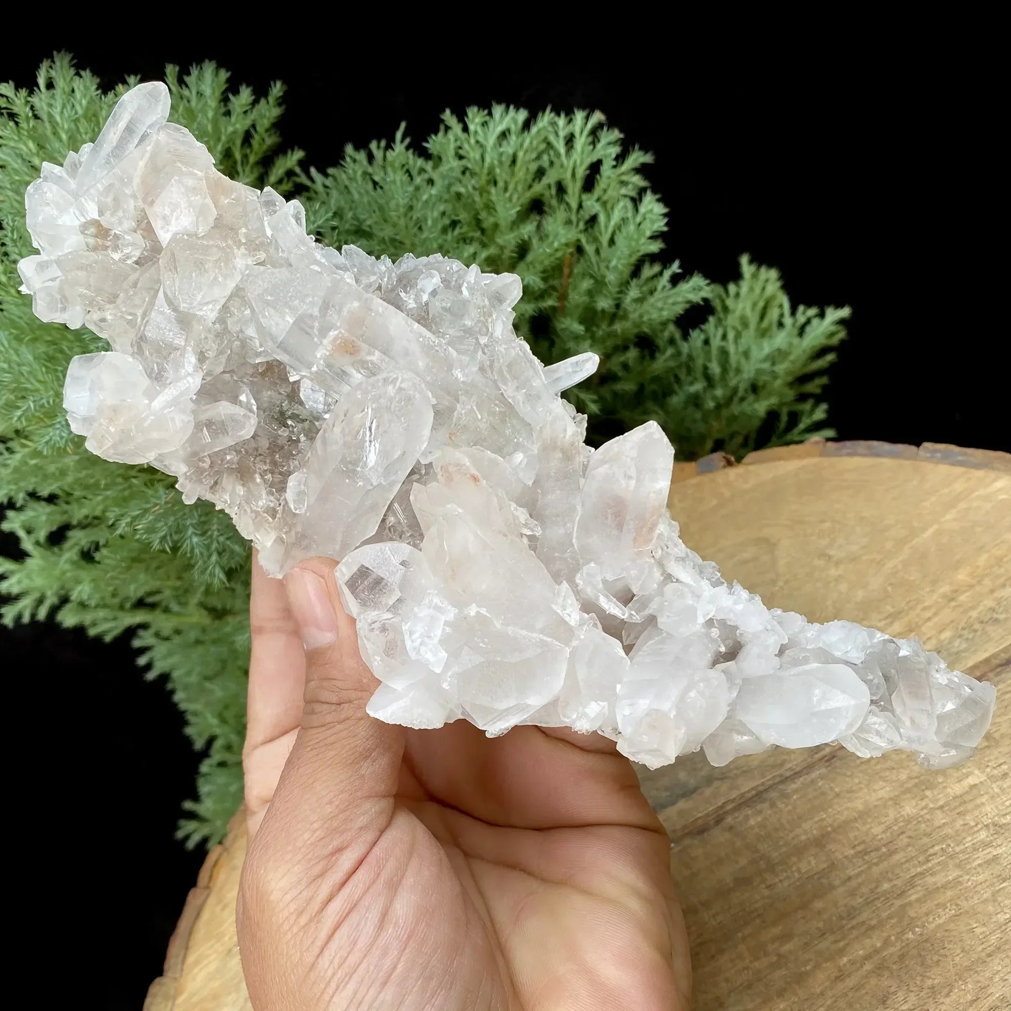 Natural Himalayan White Quartz Cluster 425g Himalayan Quartz
