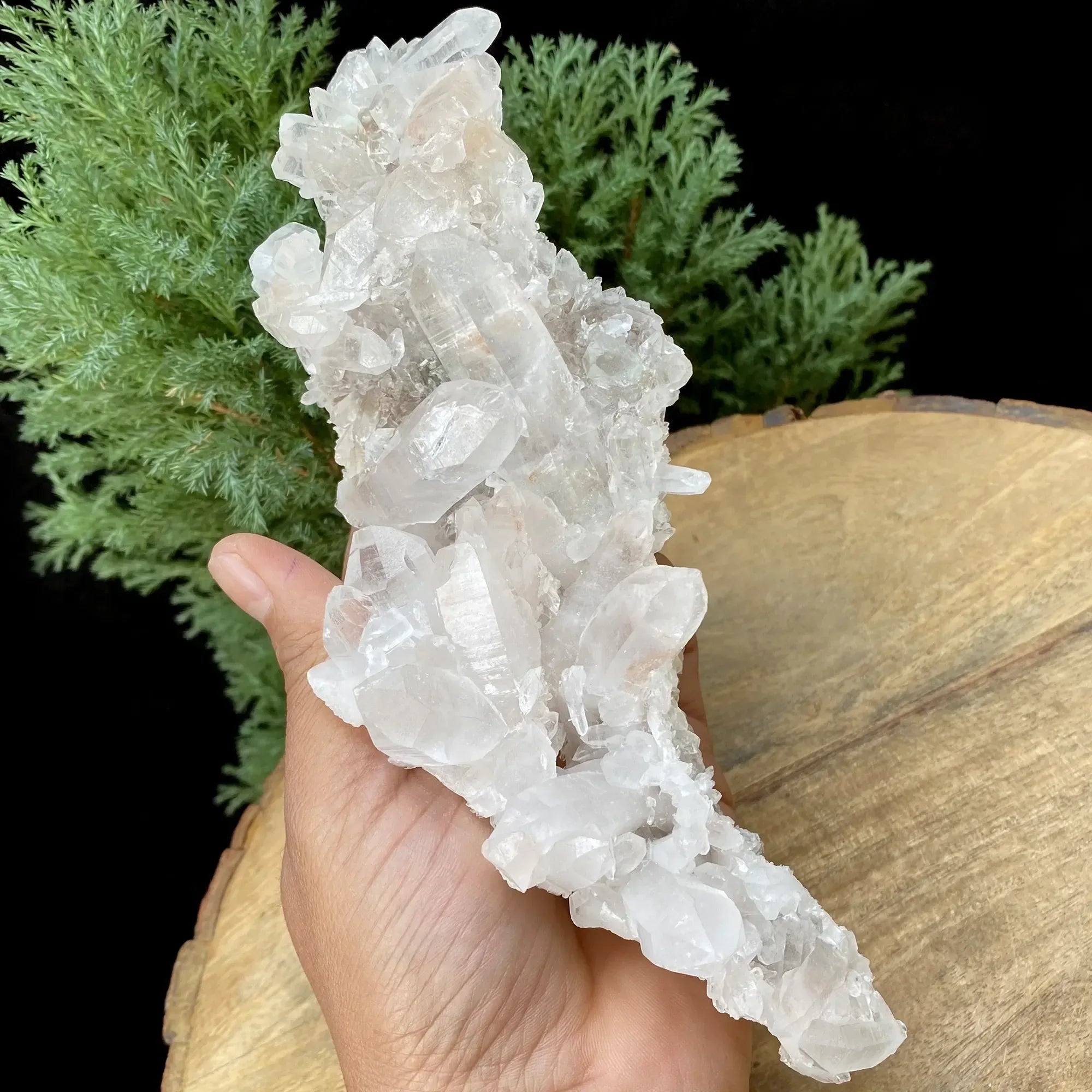Natural Himalayan White Quartz Cluster 425g Himalayan Quartz