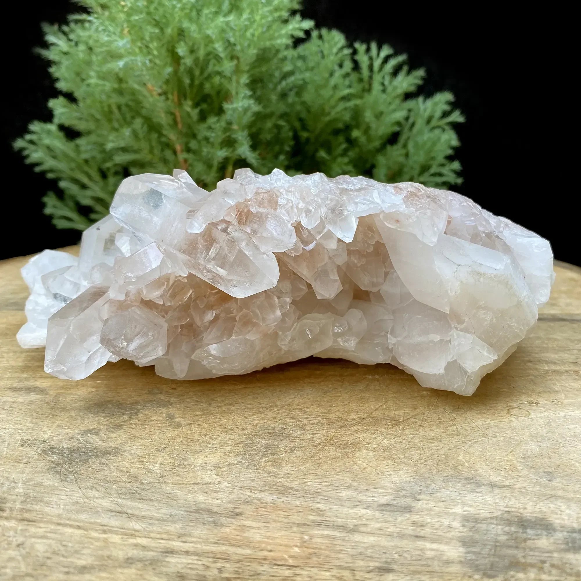 Natural Himalayan Pink Quartz Cluster 835g Himalayan Quartz