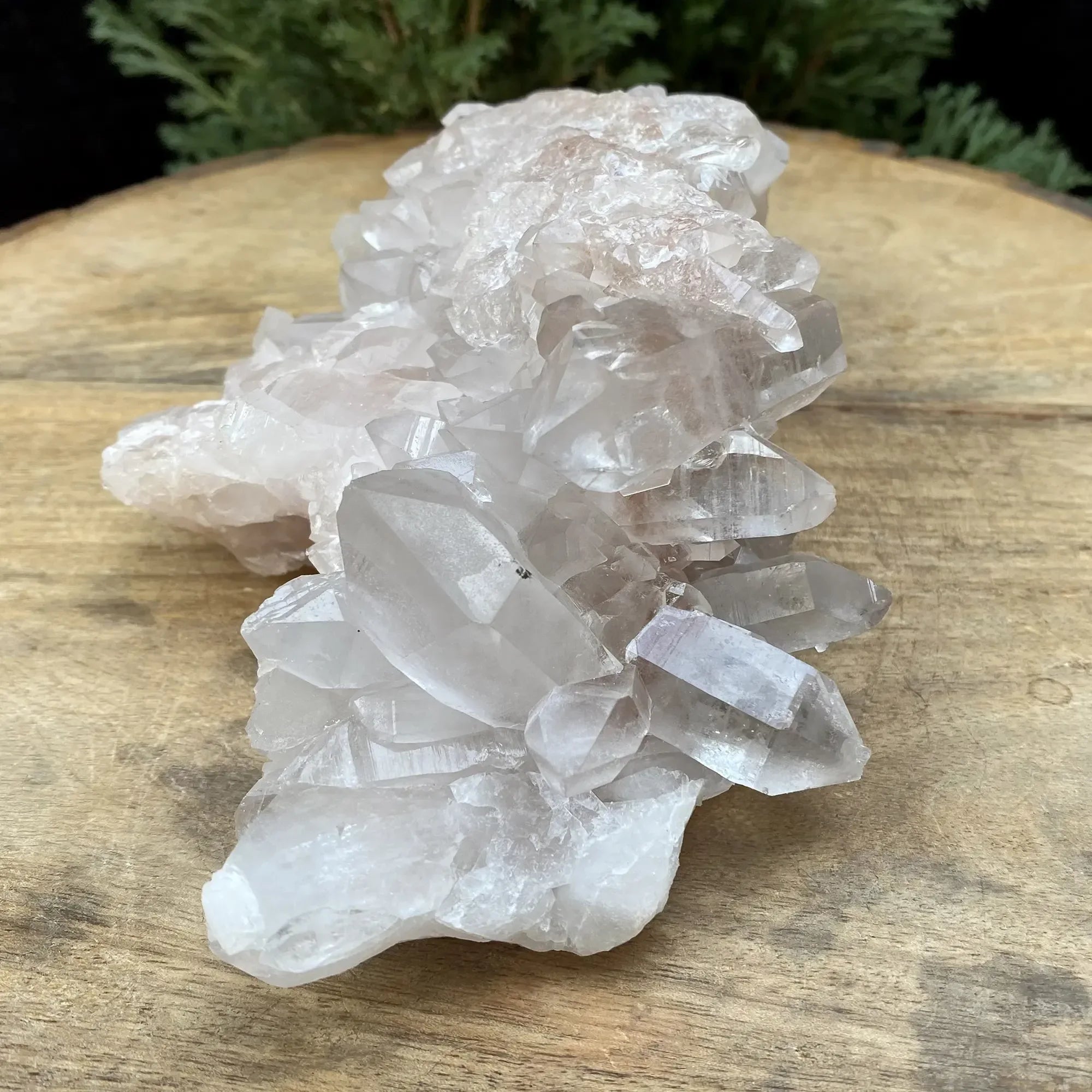Natural Himalayan Pink Quartz Cluster 835g Himalayan Quartz