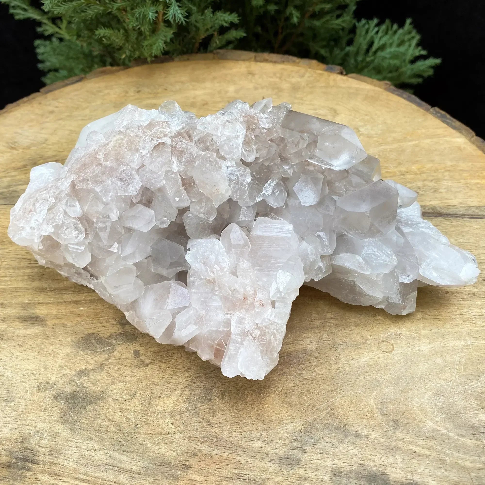 Natural Himalayan Pink Quartz Cluster 835g Himalayan Quartz