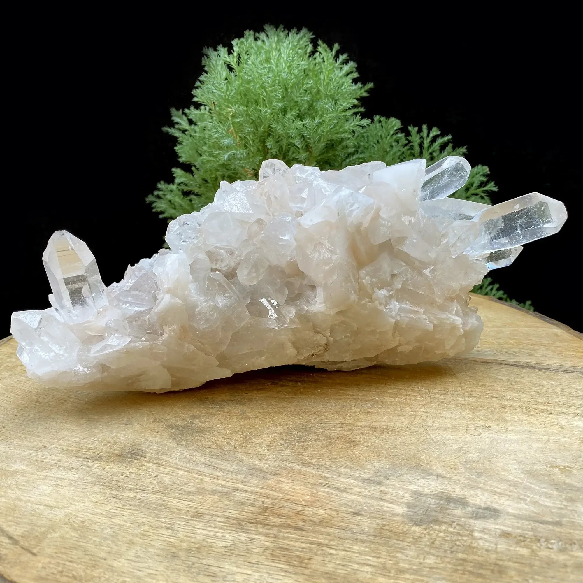 Natural Himalayan Pink Quartz Cluster 1260g Himalayan Quartz