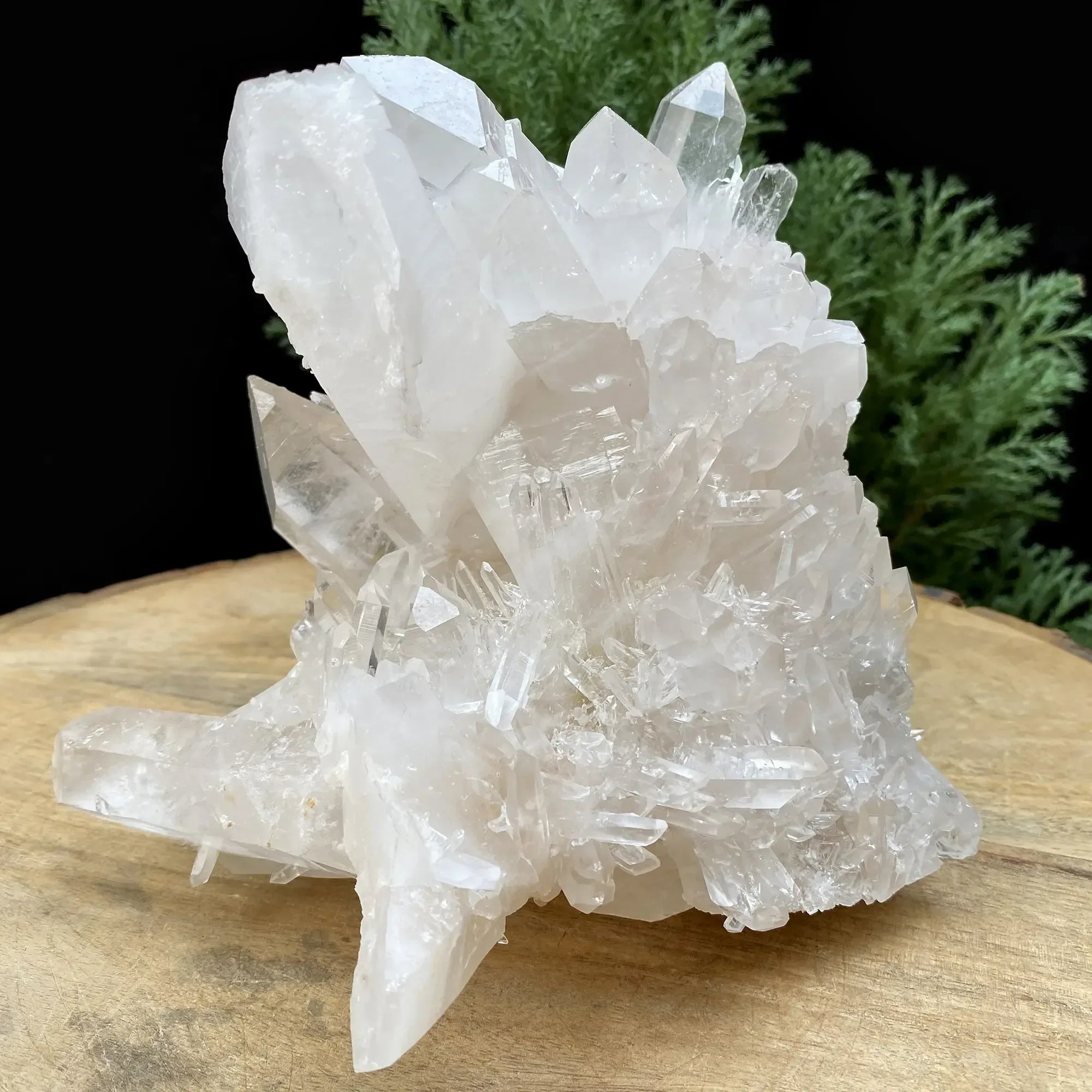Natural Himalayan White Quartz Cluster 1675g Himalayan Quartz