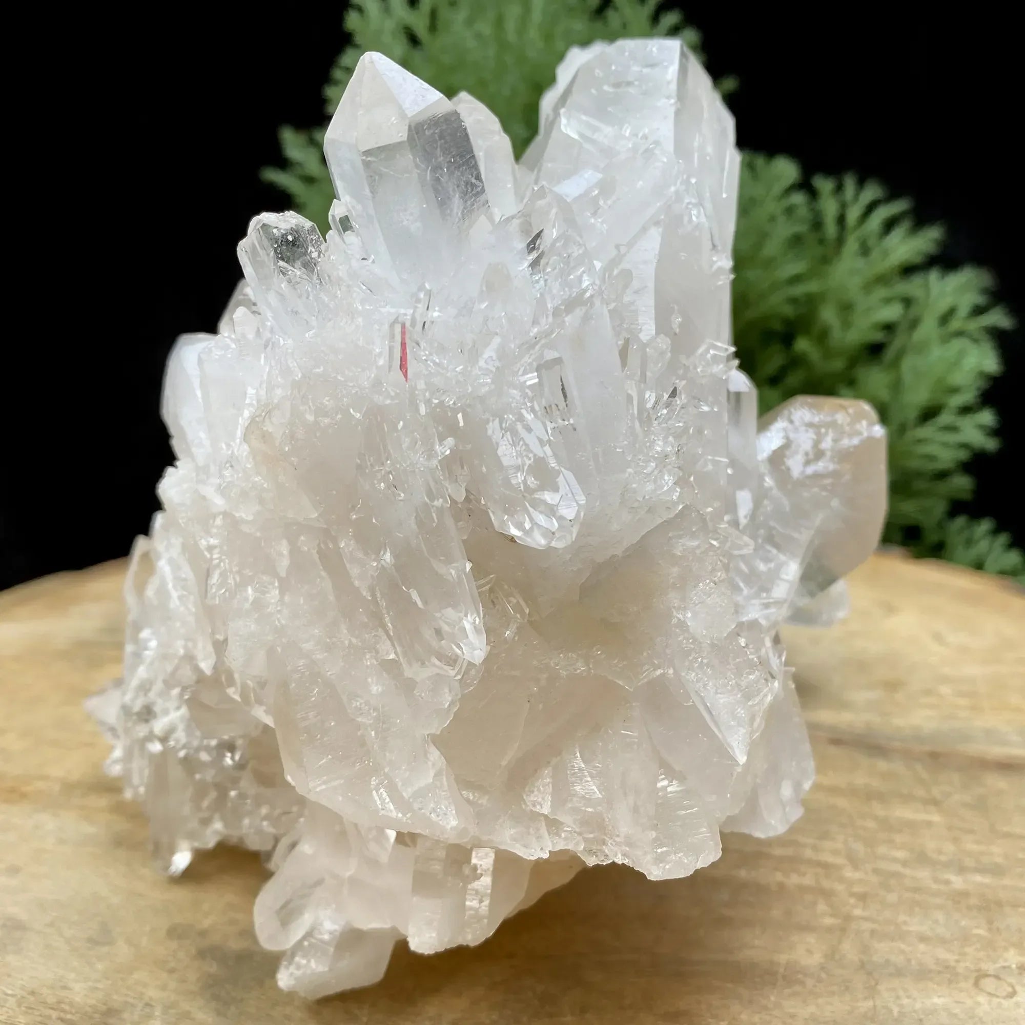 Natural Himalayan White Quartz Cluster 1675g Himalayan Quartz