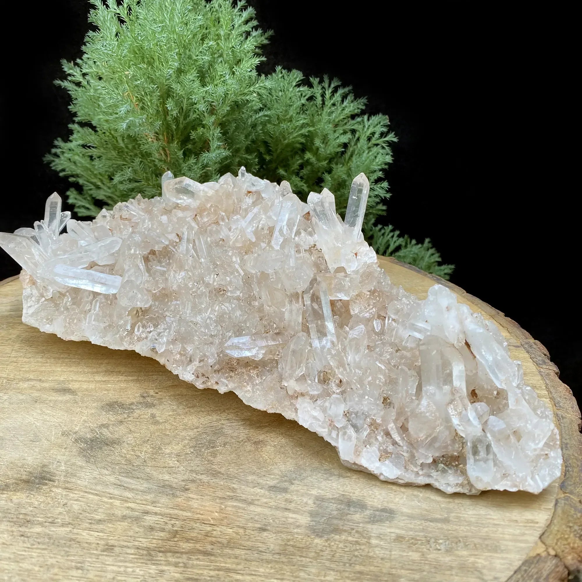 Natural Himalayan Pink Quartz Cluster 1615g Himalayan Quartz