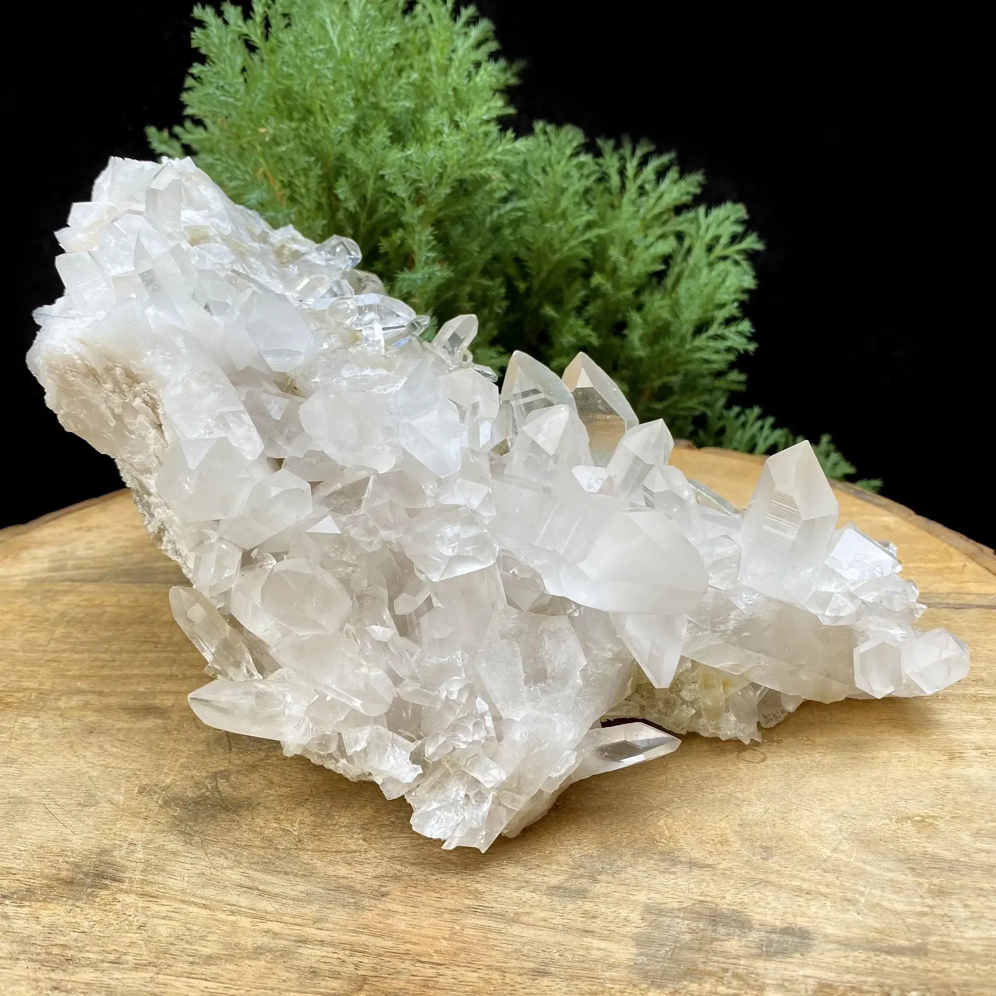 Natural Himalayan White & Pink Quartz Cluster 1695g Himalayan Quartz