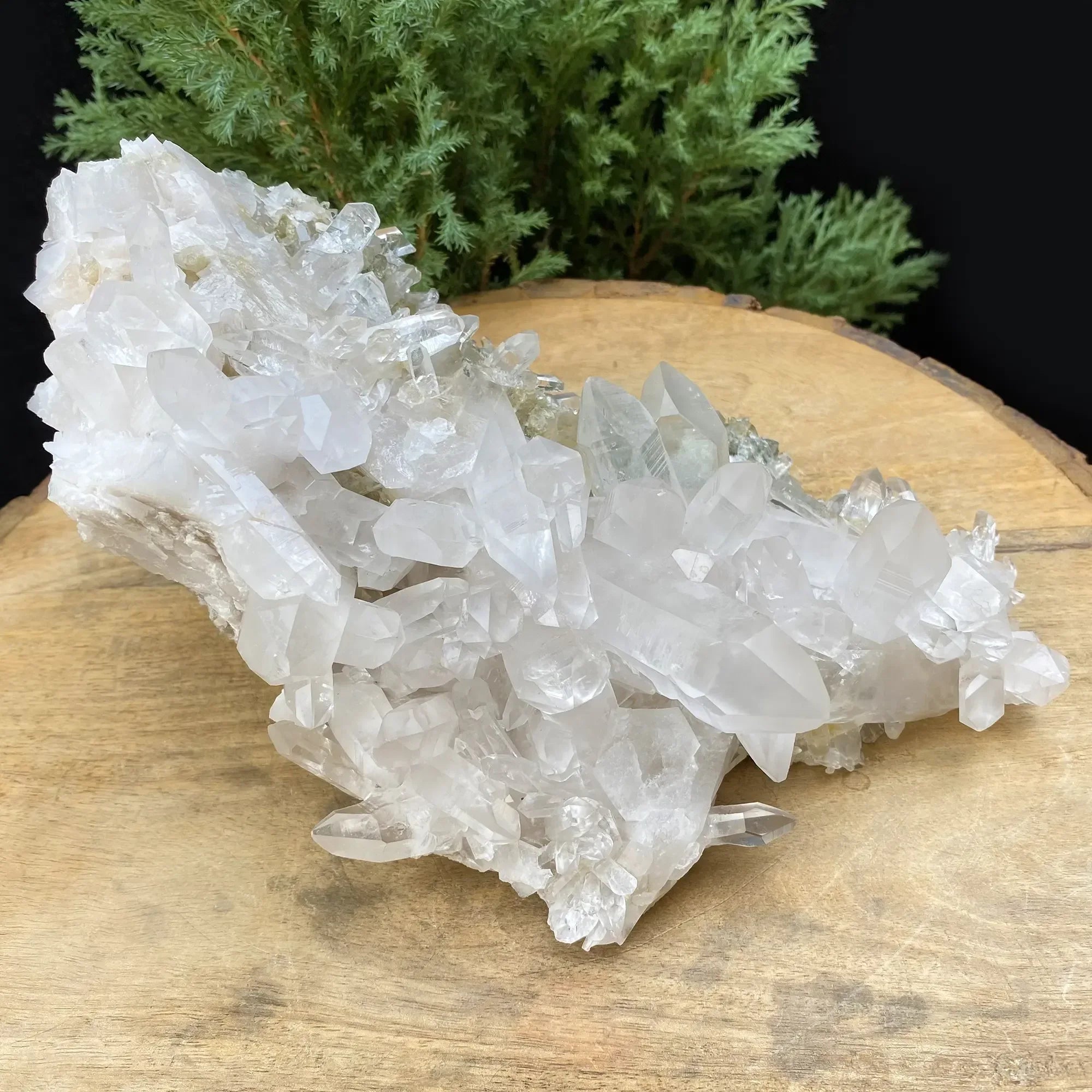 Natural Himalayan White & Pink Quartz Cluster 1695g Himalayan Quartz