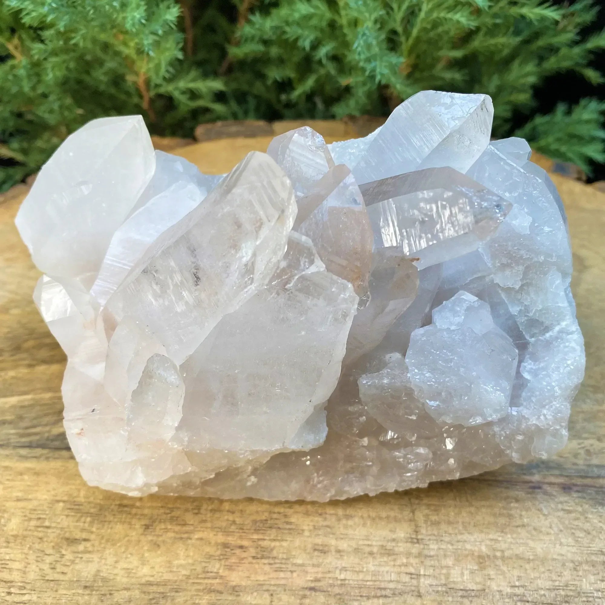Natural Himalayan Pink Quartz Cluster 640g Himalayan Quartz