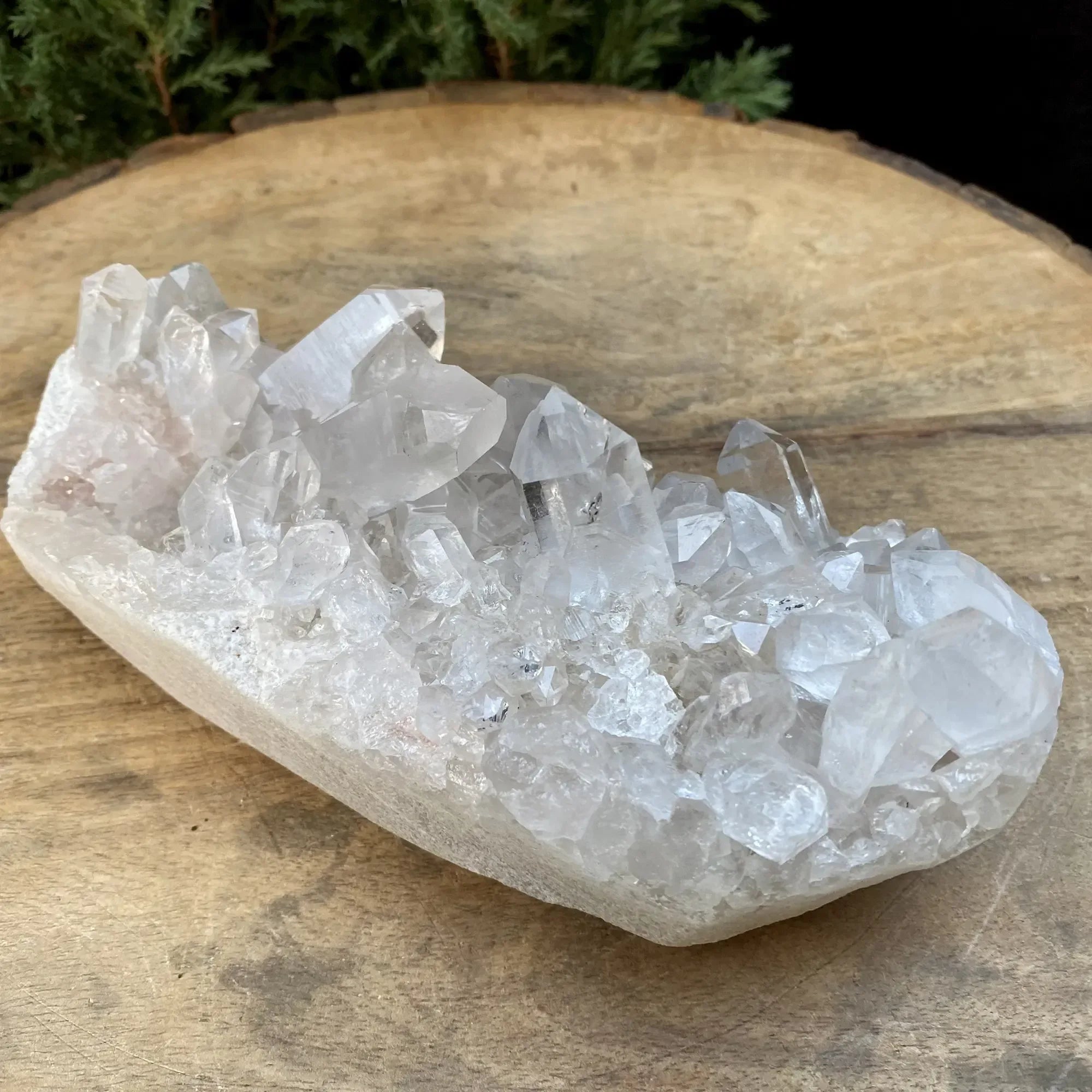 Natural Himalayan White Quartz Cluster 615g Himalayan Quartz