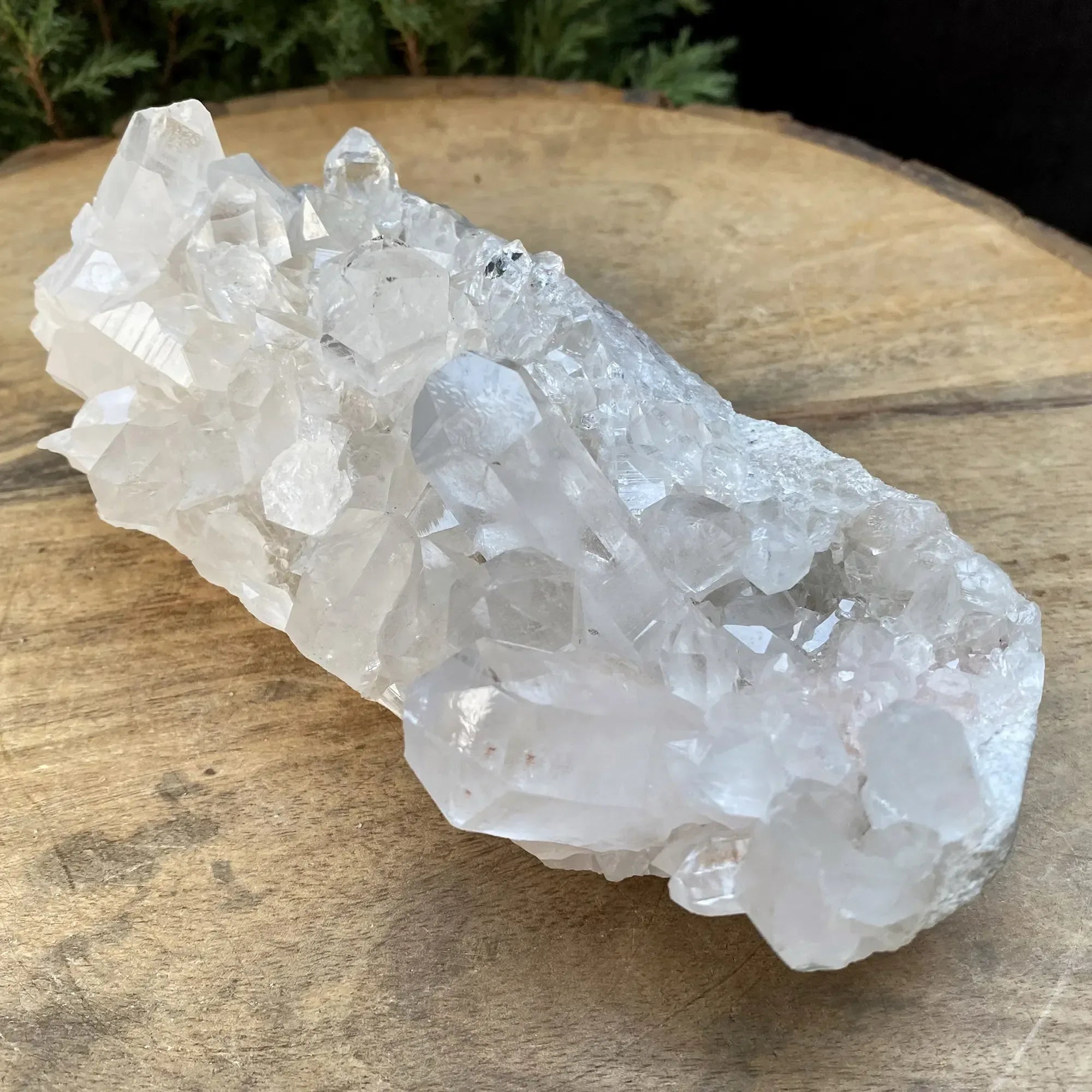 Natural Himalayan White Quartz Cluster 615g Himalayan Quartz