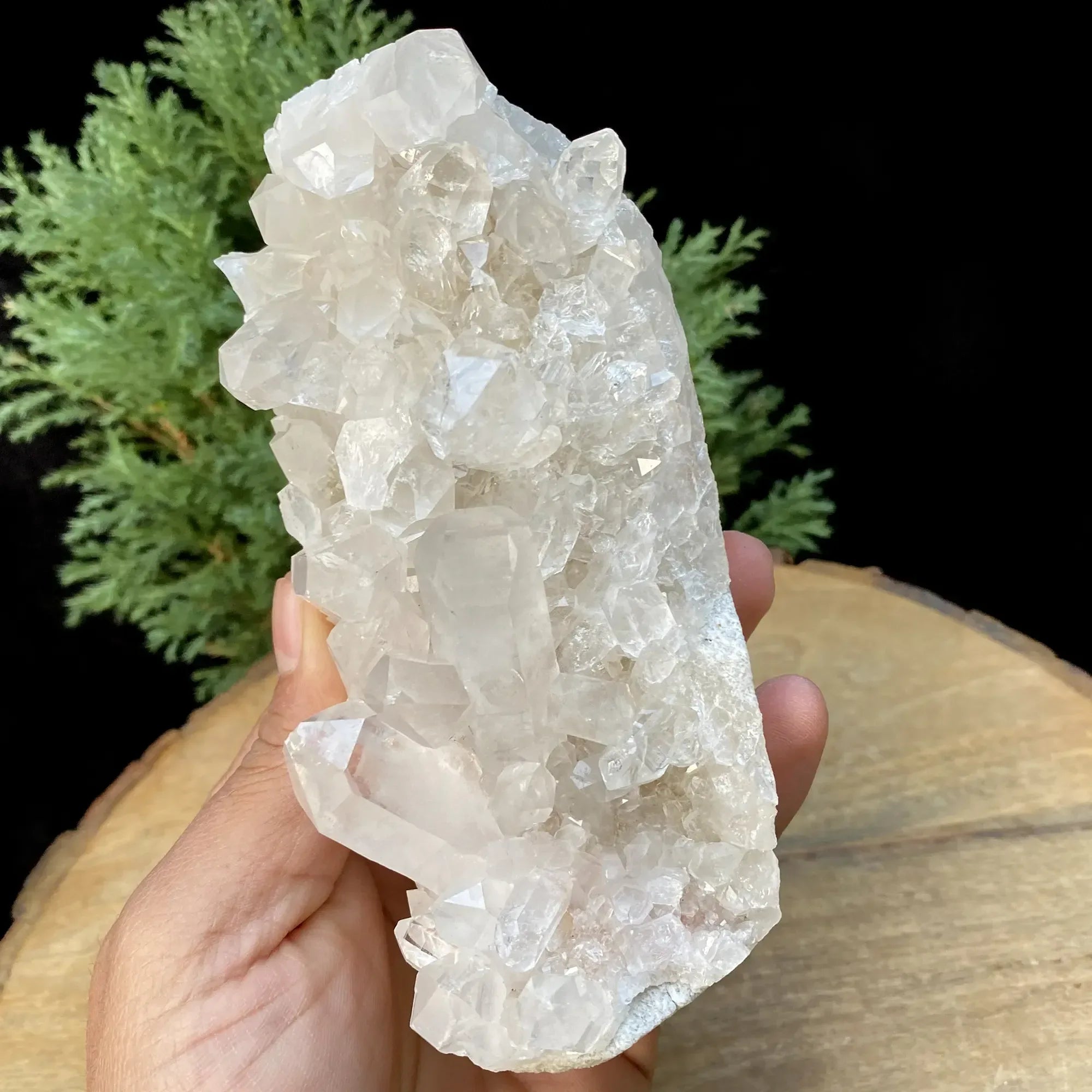 Natural Himalayan White Quartz Cluster 615g Himalayan Quartz