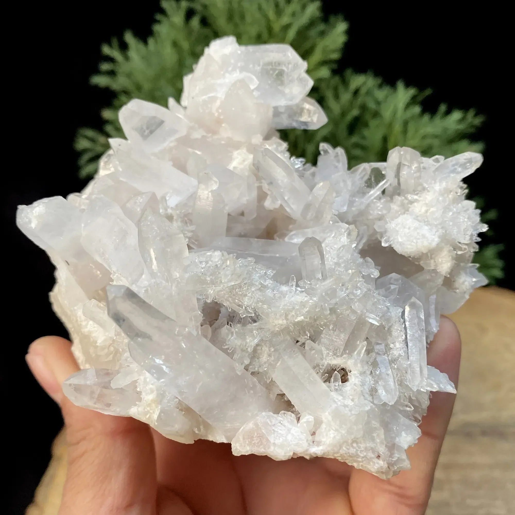 Natural Himalayan White Quartz Cluster 505g Himalayan Quartz