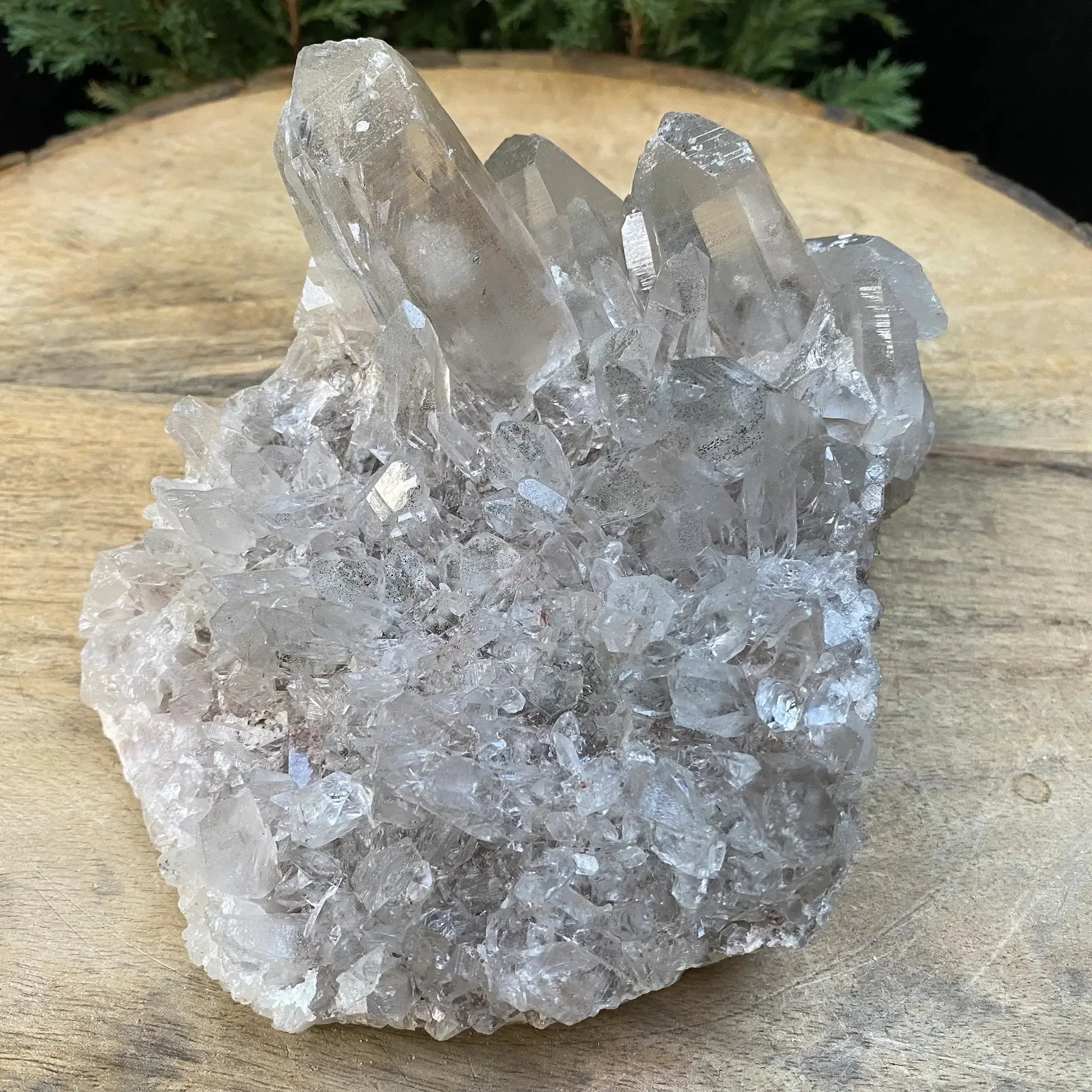 Natural Himalayan Pink Quartz Cluster 850g Himalayan Quartz