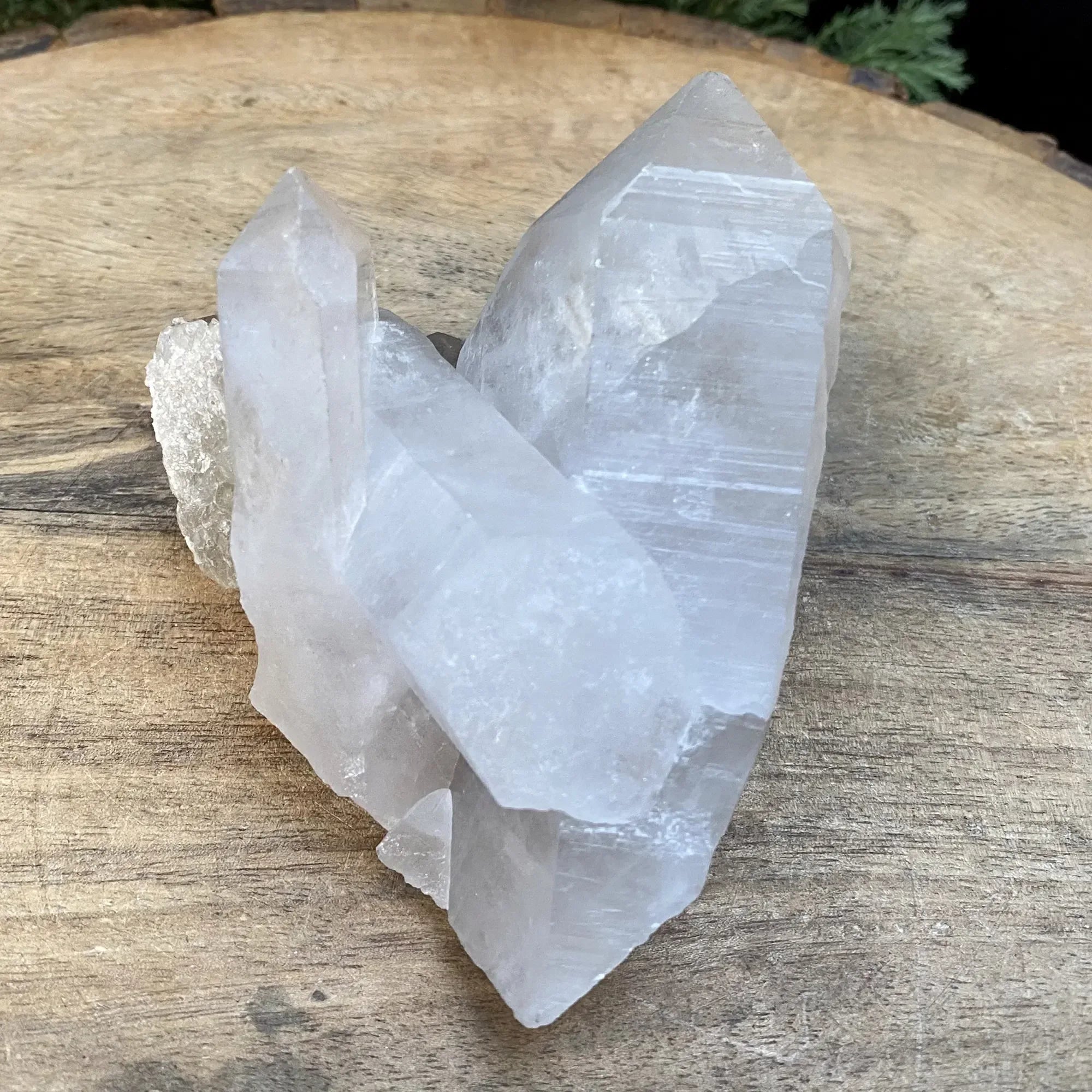 Natural Himalayan White Quartz Cluster 260g Himalayan Quartz