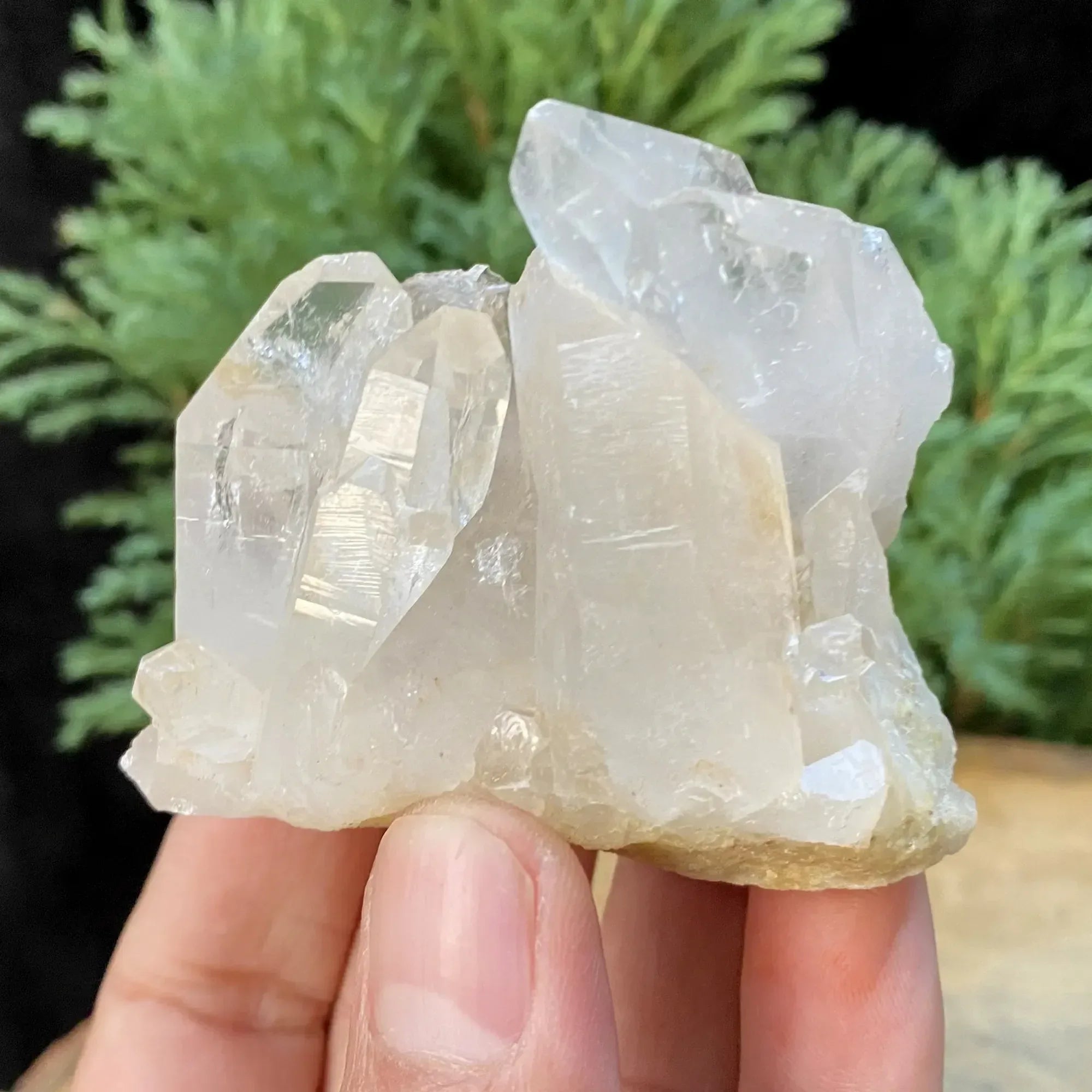 Natural Himalayan White Quartz Cluster 130g Himalayan Quartz