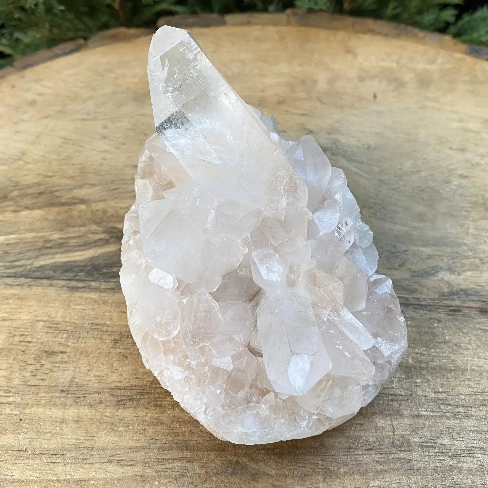 Natural Himalayan Pink Quartz Cluster 245g Himalayan Quartz