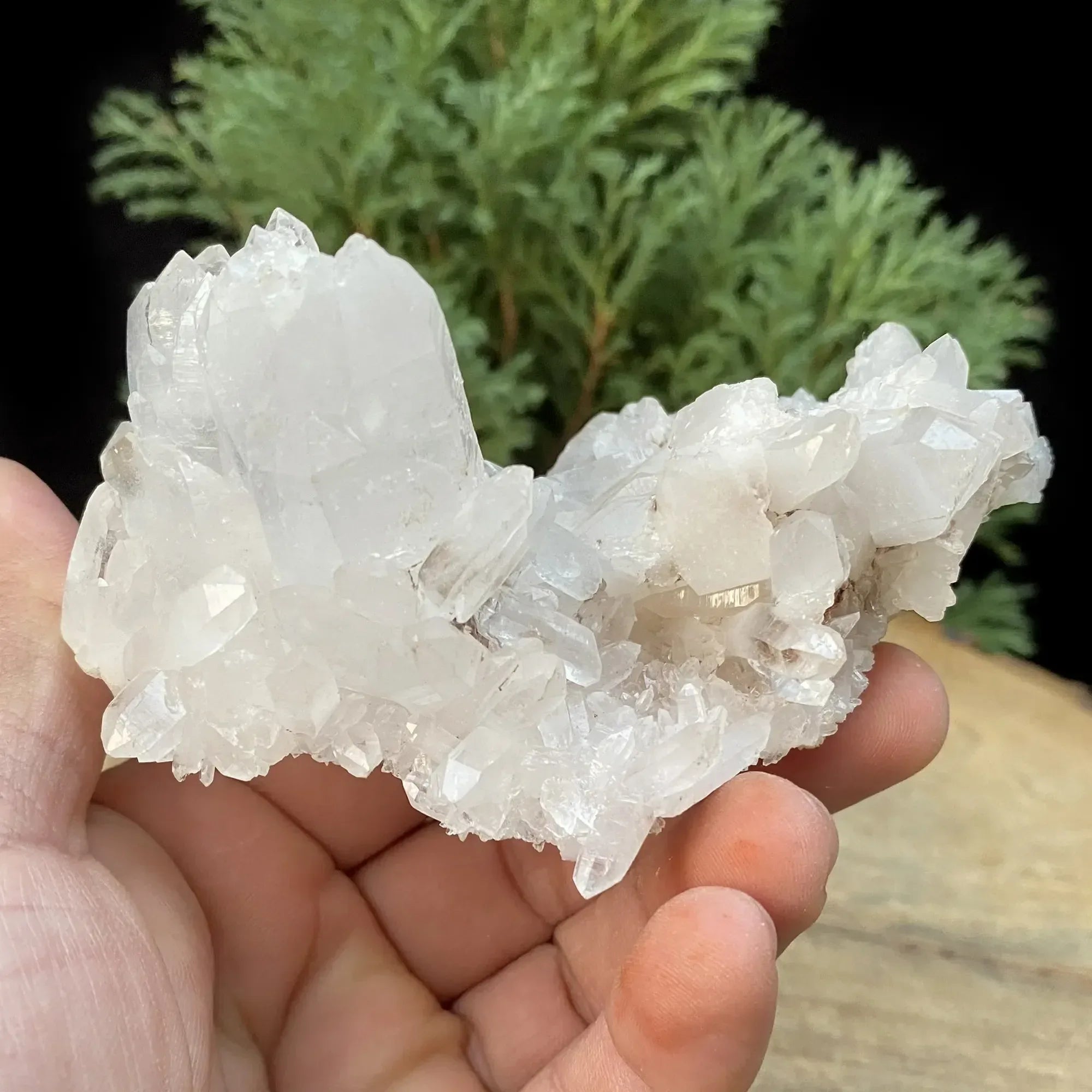 Natural Himalayan White Quartz Cluster 200g Himalayan Quartz